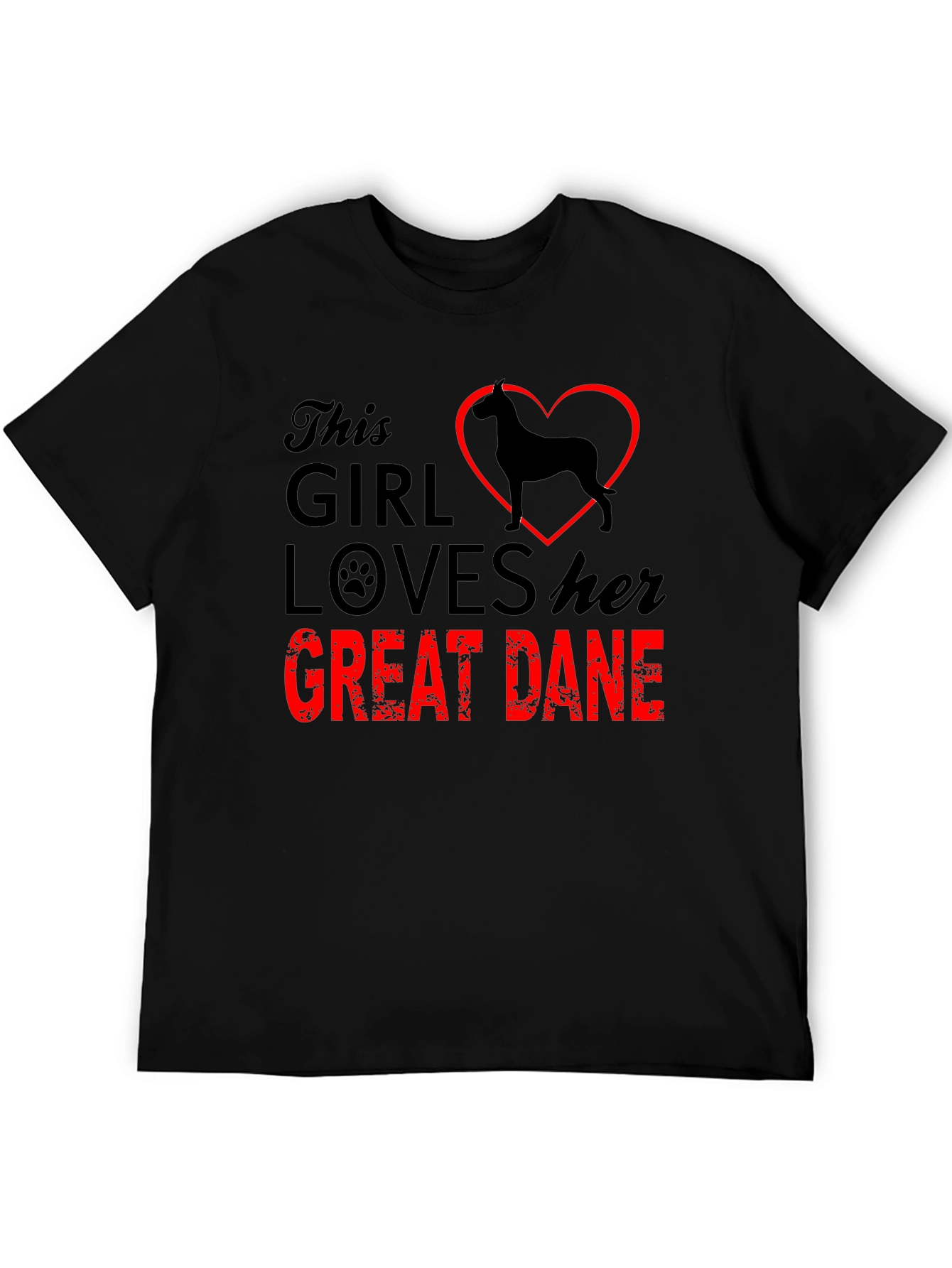 This Girl Loves Her Great Dane T-Shirt