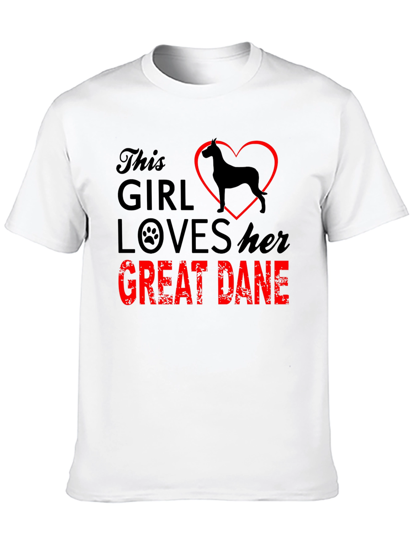 This Girl Loves Her Great Dane T-Shirt