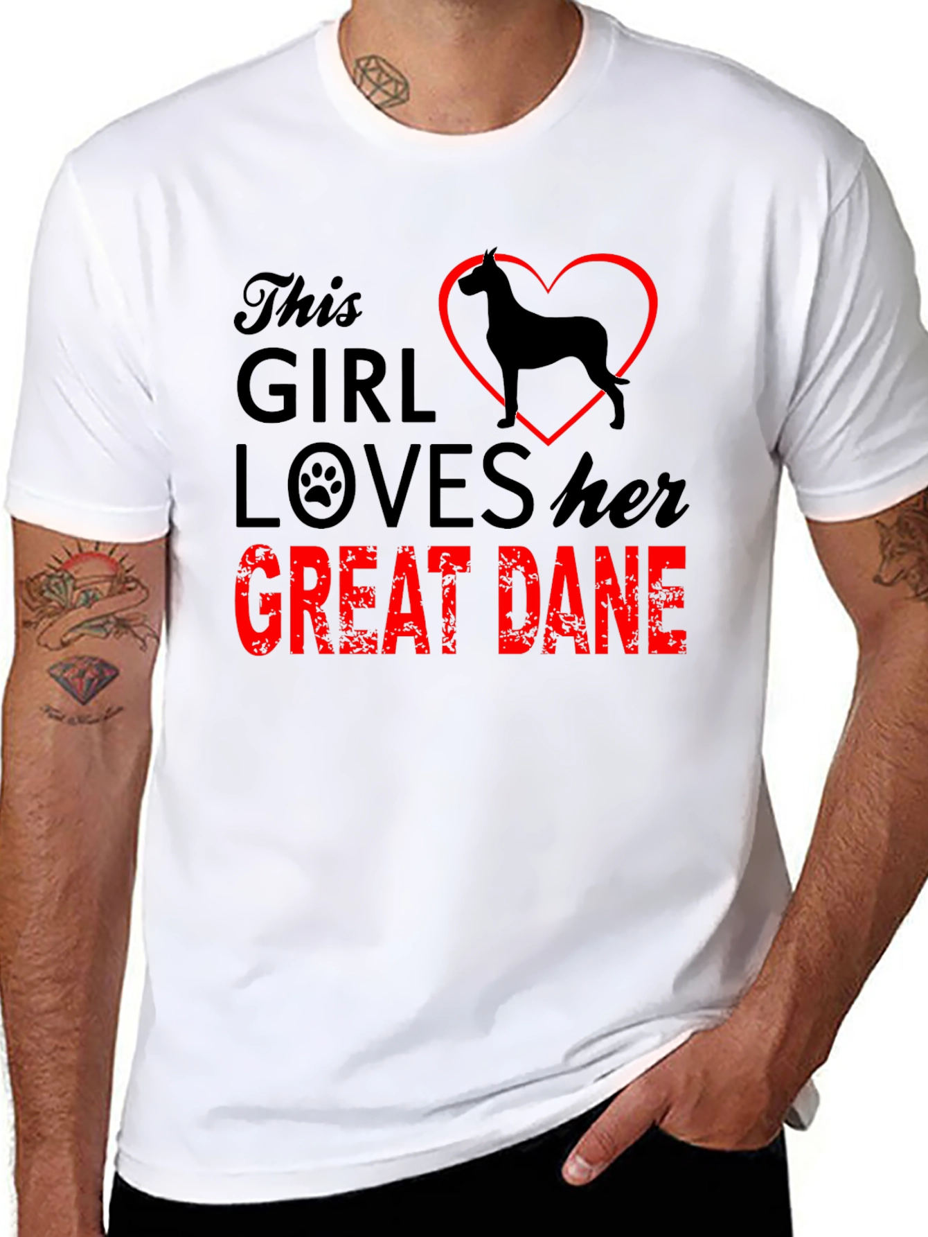 This Girl Loves Her Great Dane T-Shirt