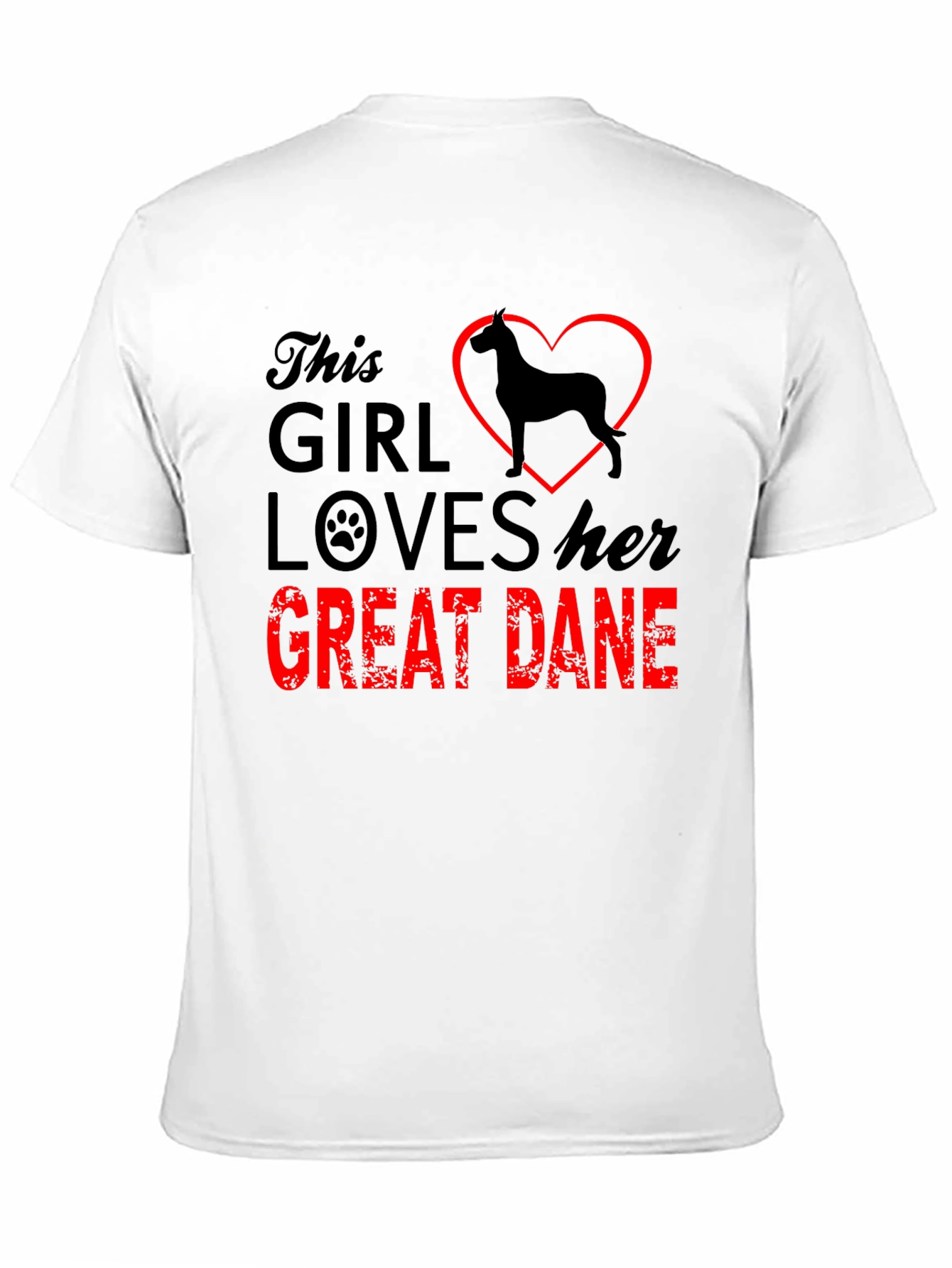 This Girl Loves Her Great Dane T-Shirt