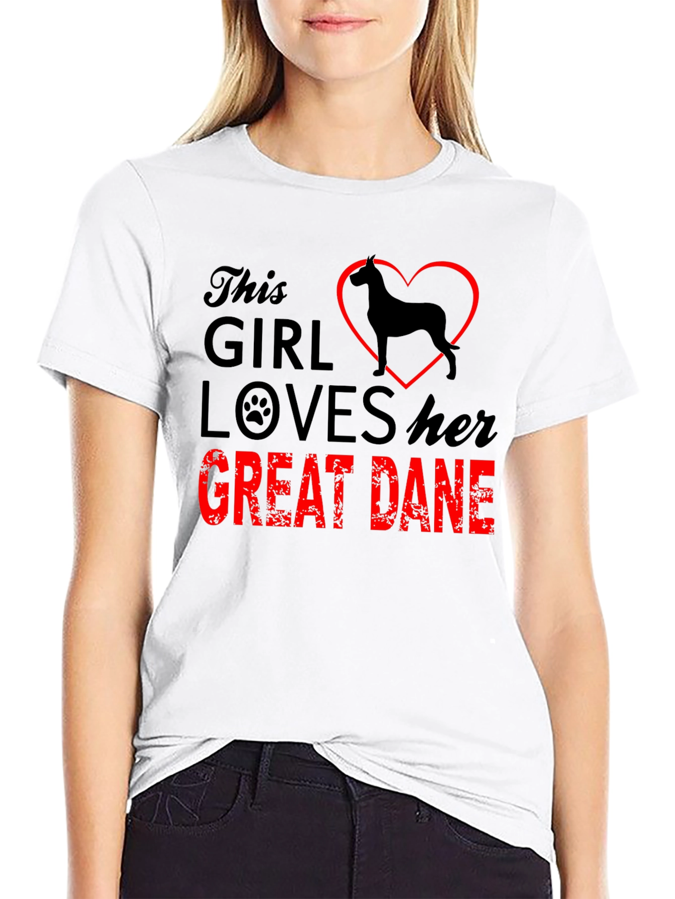 This Girl Loves Her Great Dane T-Shirt