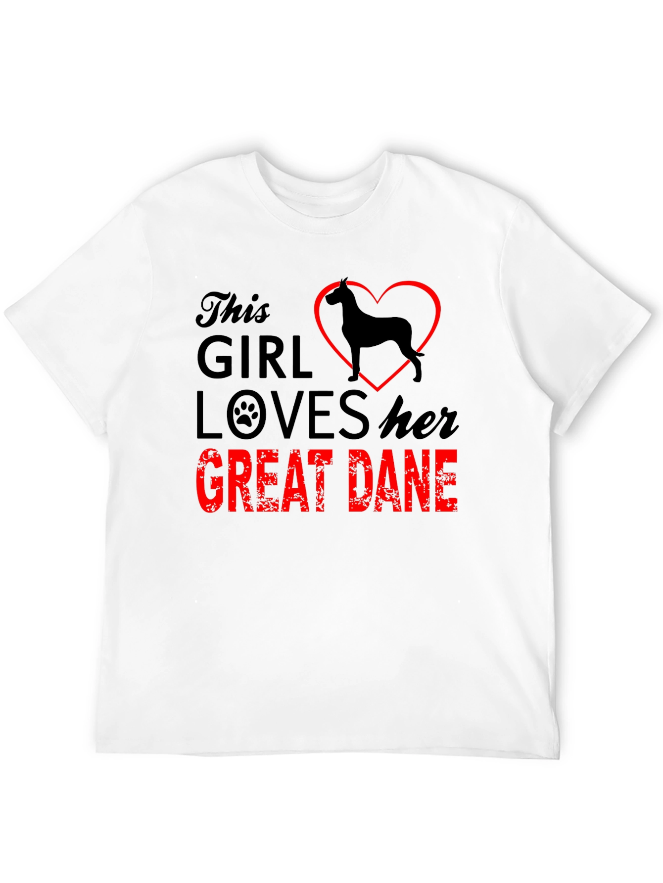 This Girl Loves Her Great Dane T-Shirt