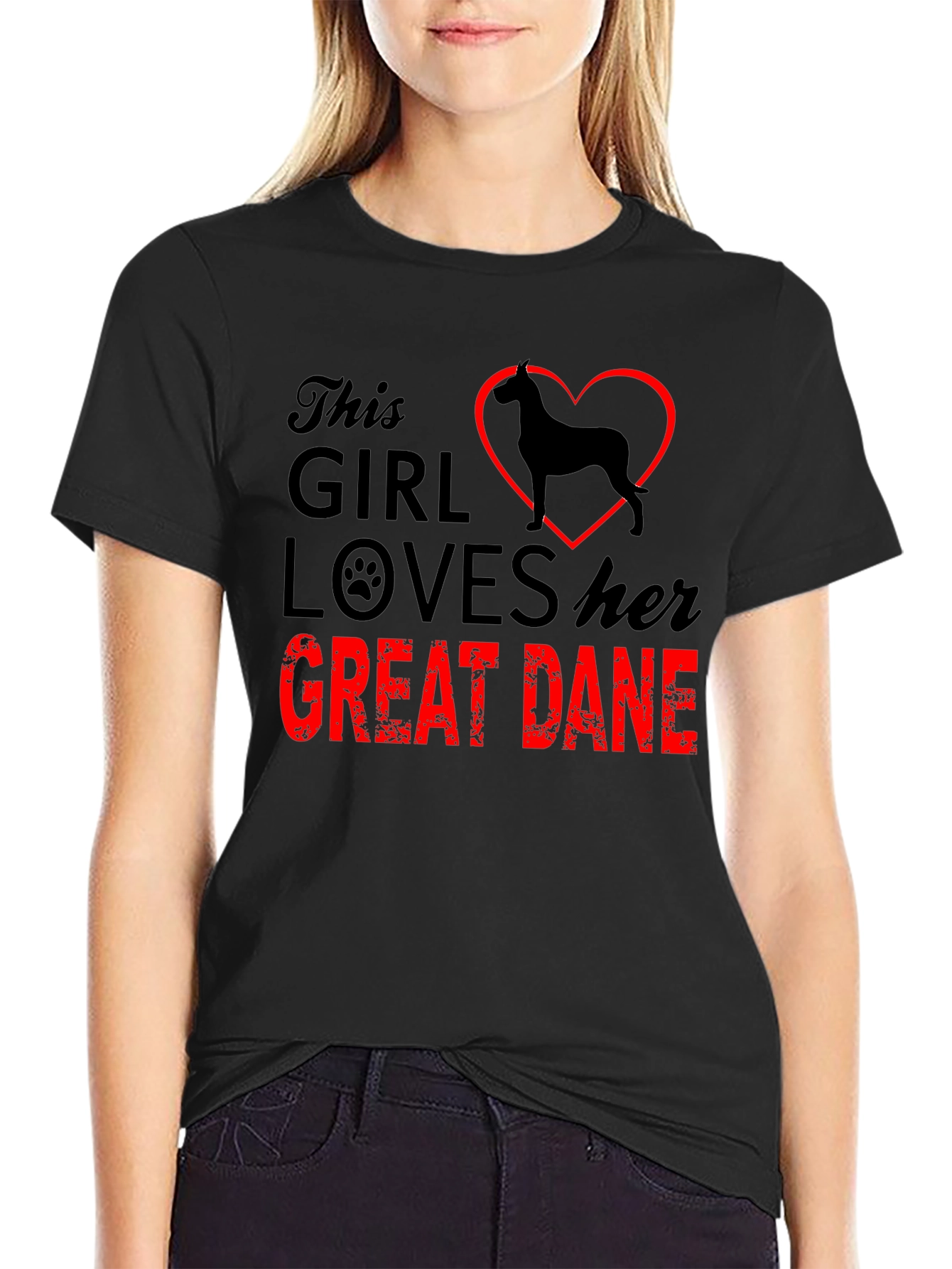 This Girl Loves Her Great Dane T-Shirt