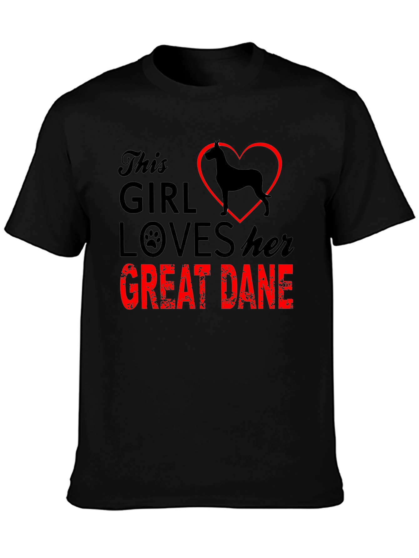 This Girl Loves Her Great Dane T-Shirt