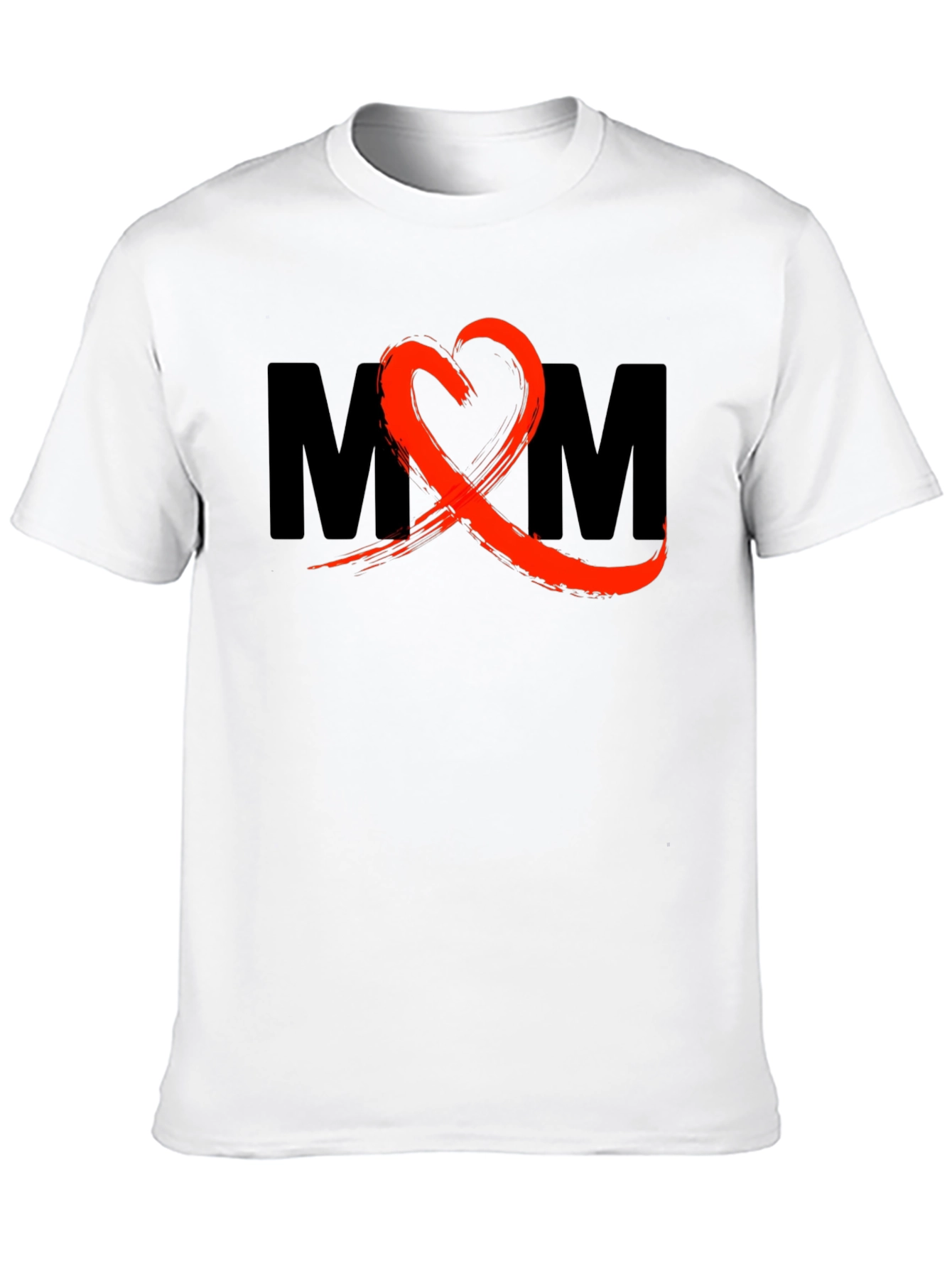 Stylish MOM Graphic T-Shirt - Black
