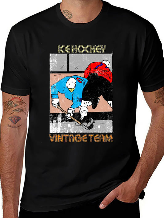 Vintage Ice Hockey Team T-Shirt