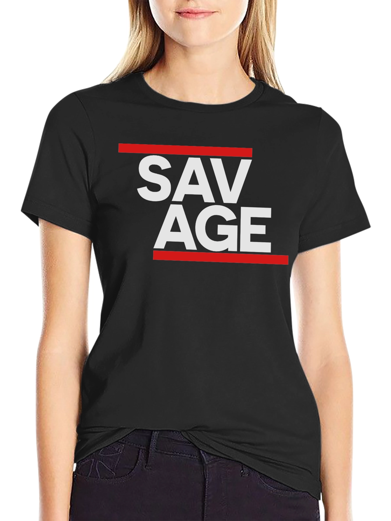 Savage Graphic Tee - Bold Statement T-Shirt