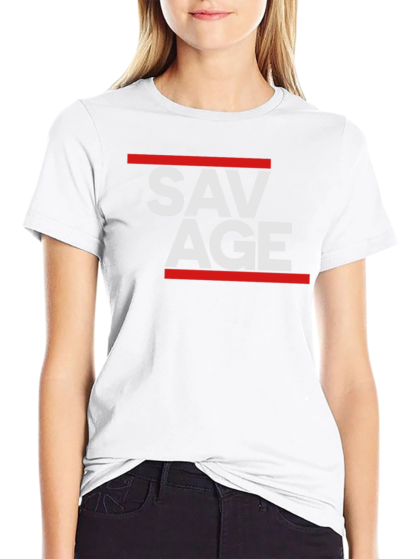 Savage Graphic Tee - Bold Statement T-Shirt