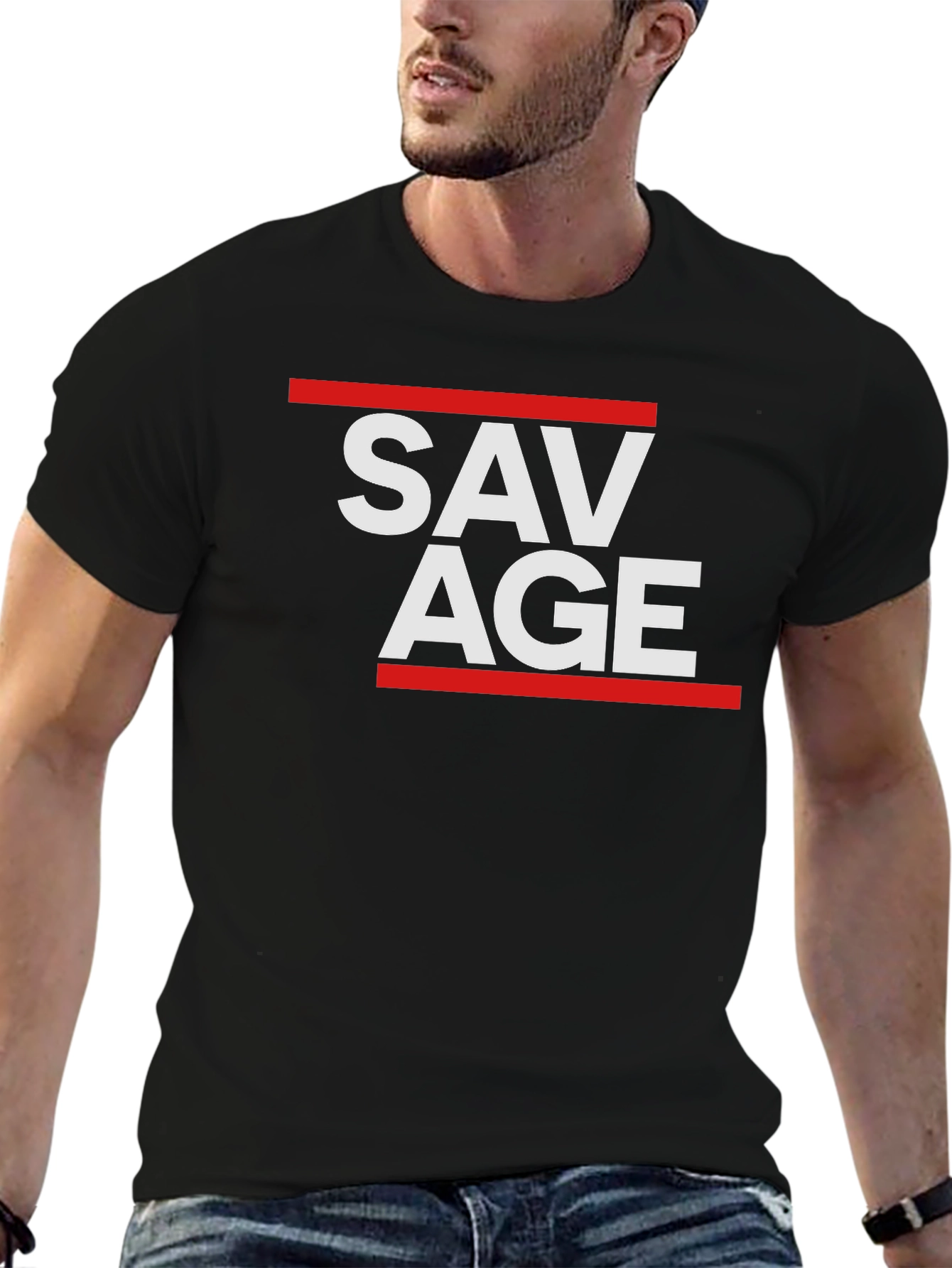 Savage Graphic Tee - Bold Statement T-Shirt