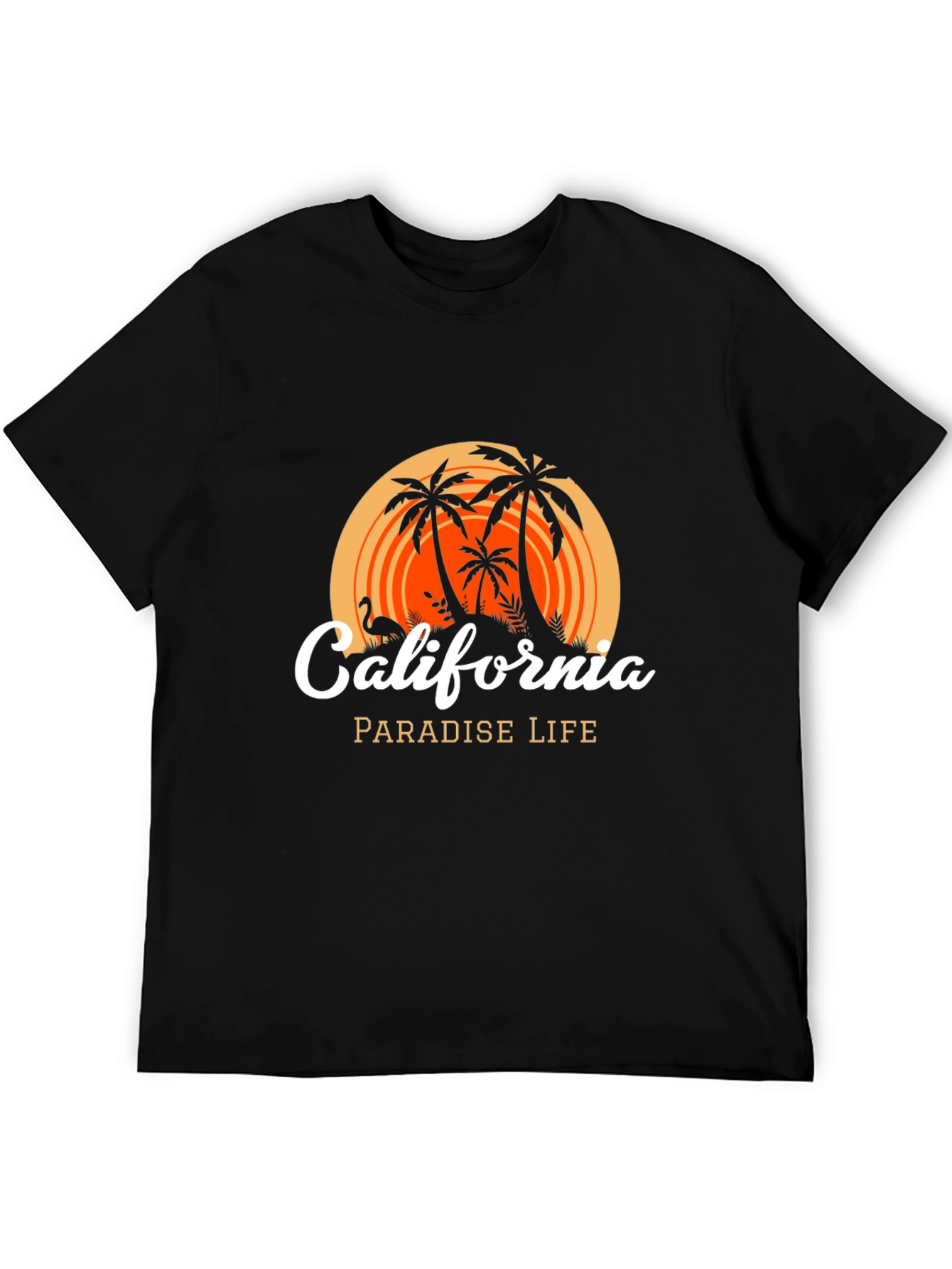 California Paradise Life T-Shirt - Black