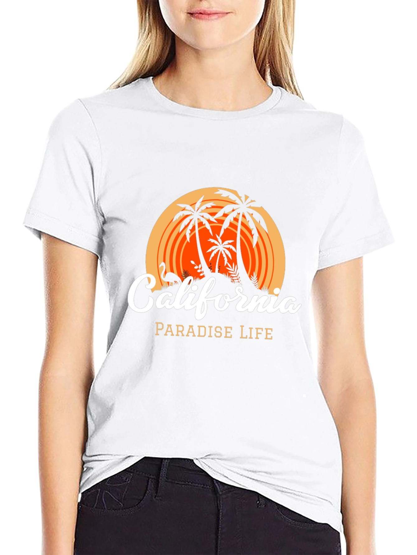 California Paradise Life T-Shirt - Black