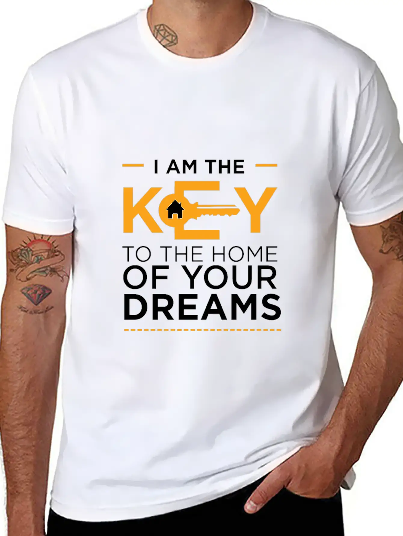 I Am The Key To The Home Of Your Dreams Unisex Casual T-Shirt – Clean Design For Daily Comfort