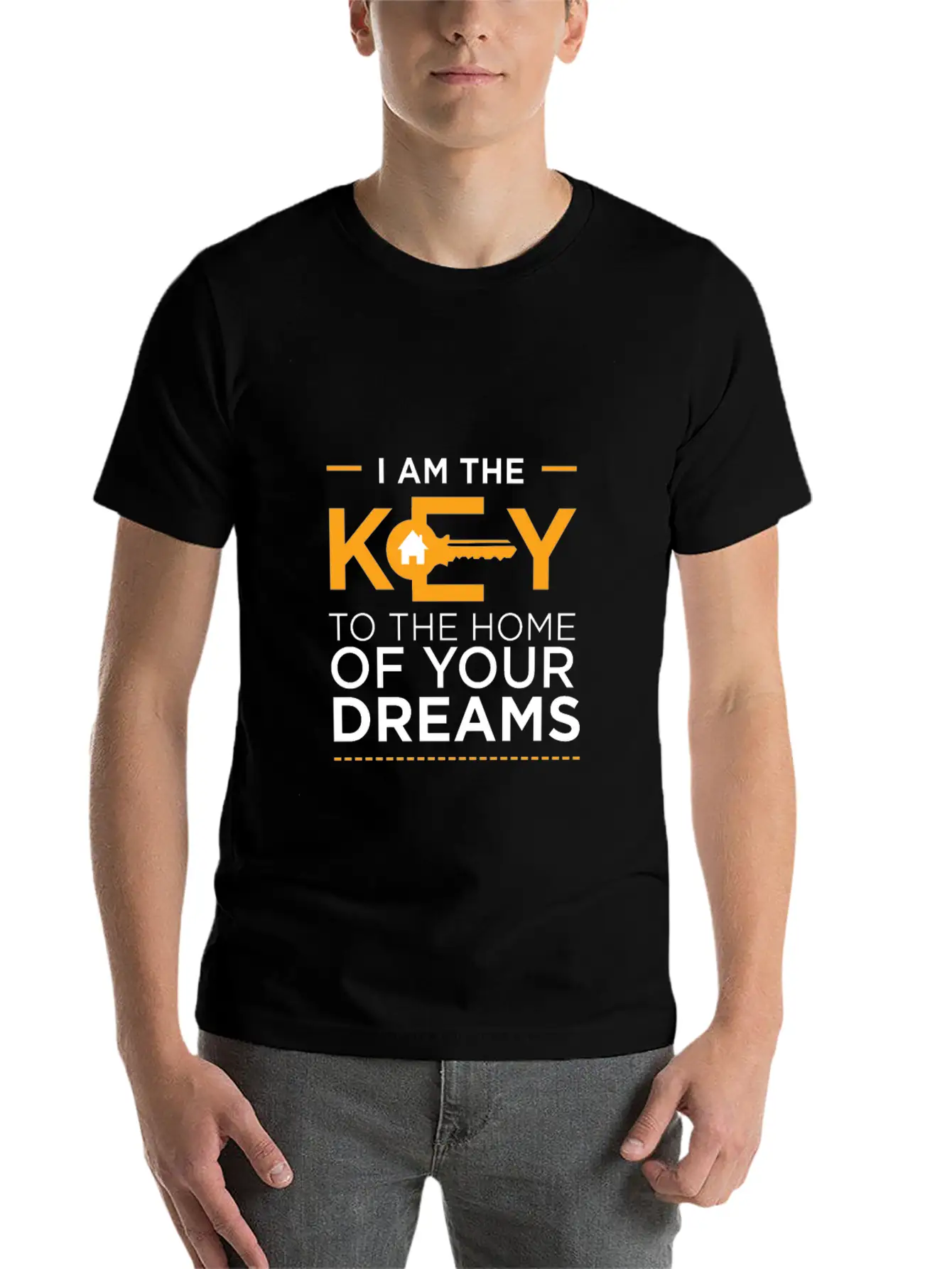 I Am The Key To The Home Of Your Dreams Unisex Casual T-Shirt – Clean Design For Daily Comfort