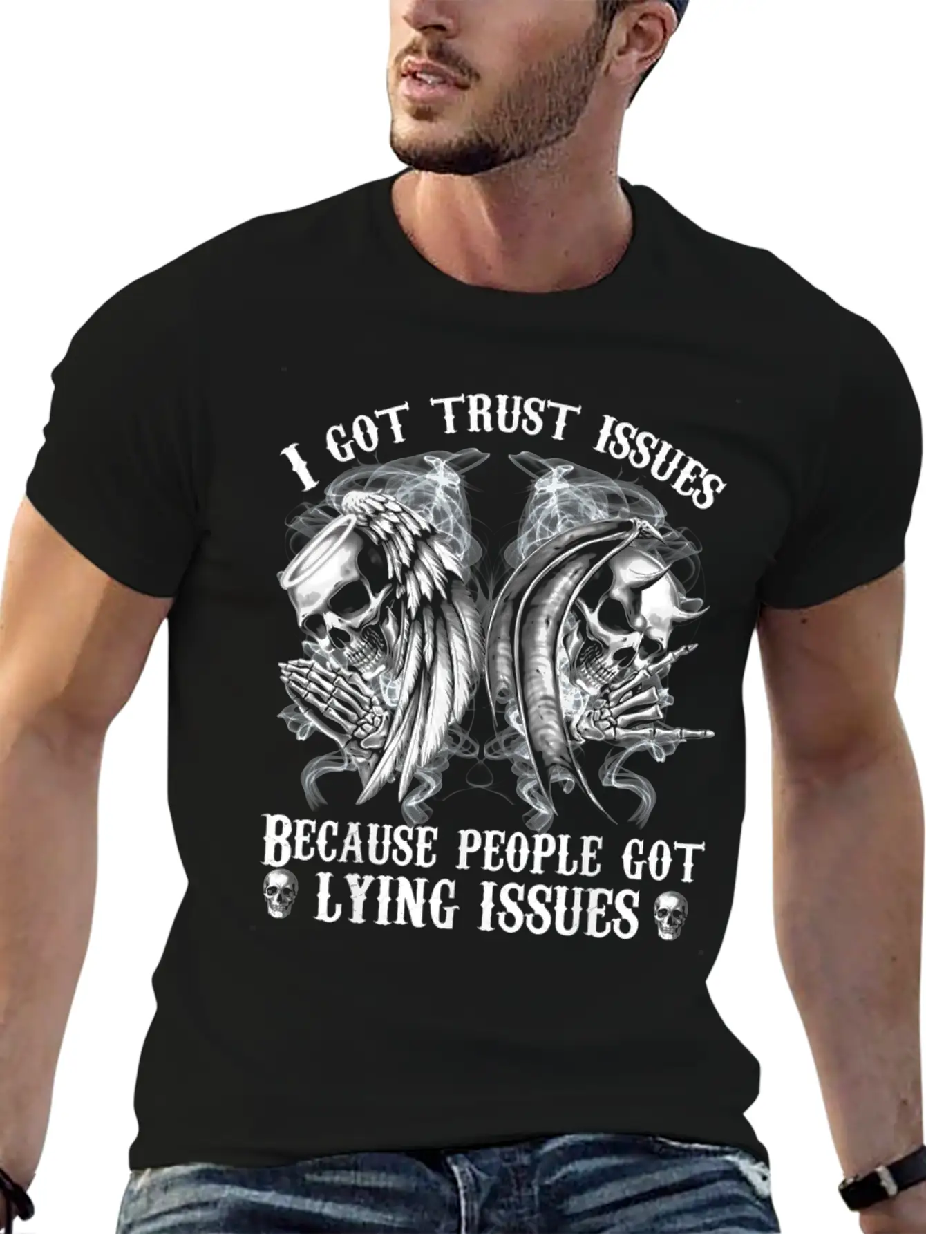 I Got Trust Issues Because People Got Lying Unisex Casual T-Shirt – Clean Design For Daily Comfort