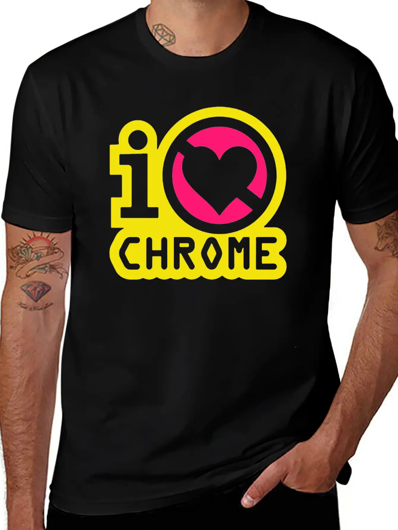 I Hate Chrome Unisex Casual T-Shirt – Clean Design For Daily Comfort