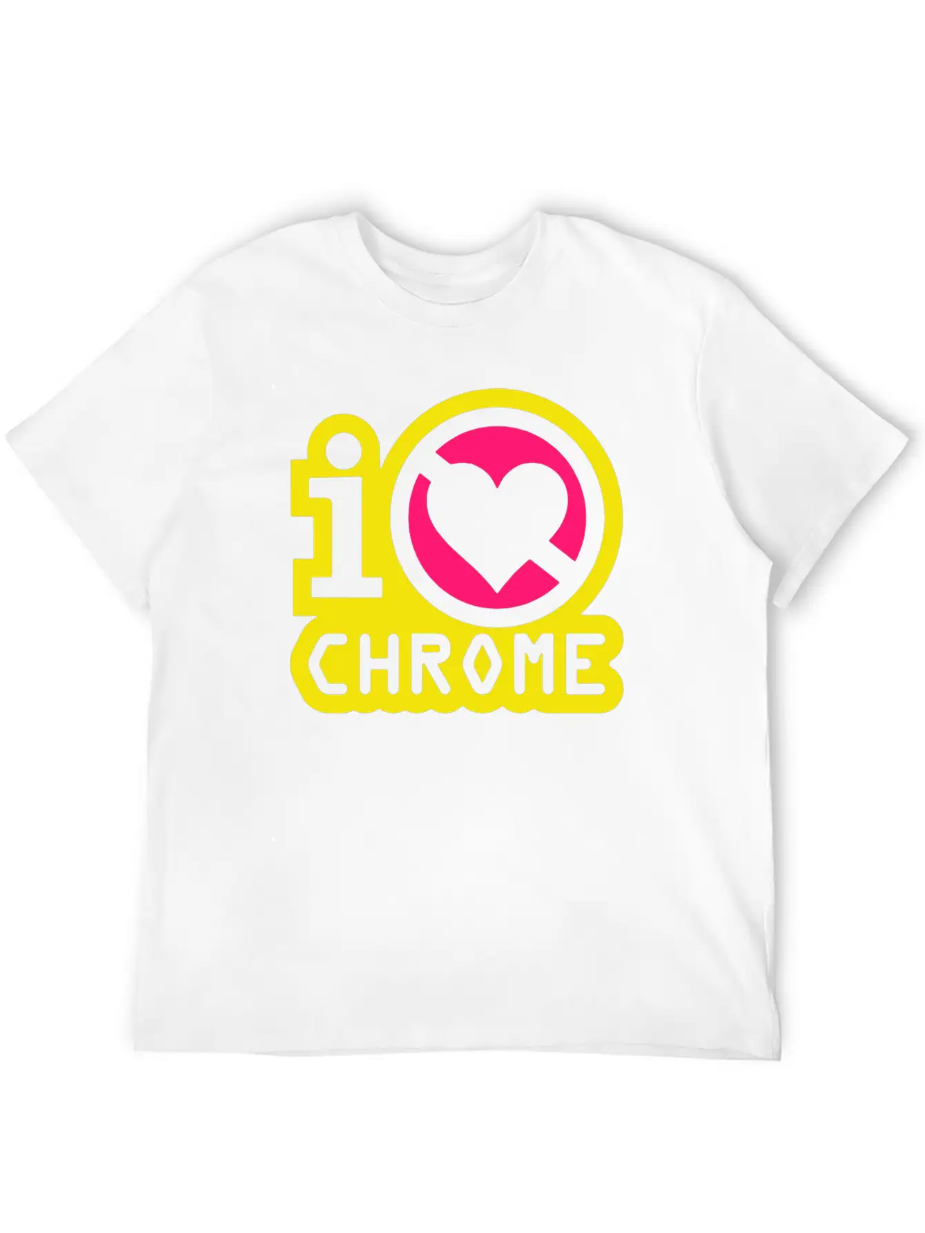 I Hate Chrome Unisex Casual T-Shirt – Clean Design For Daily Comfort