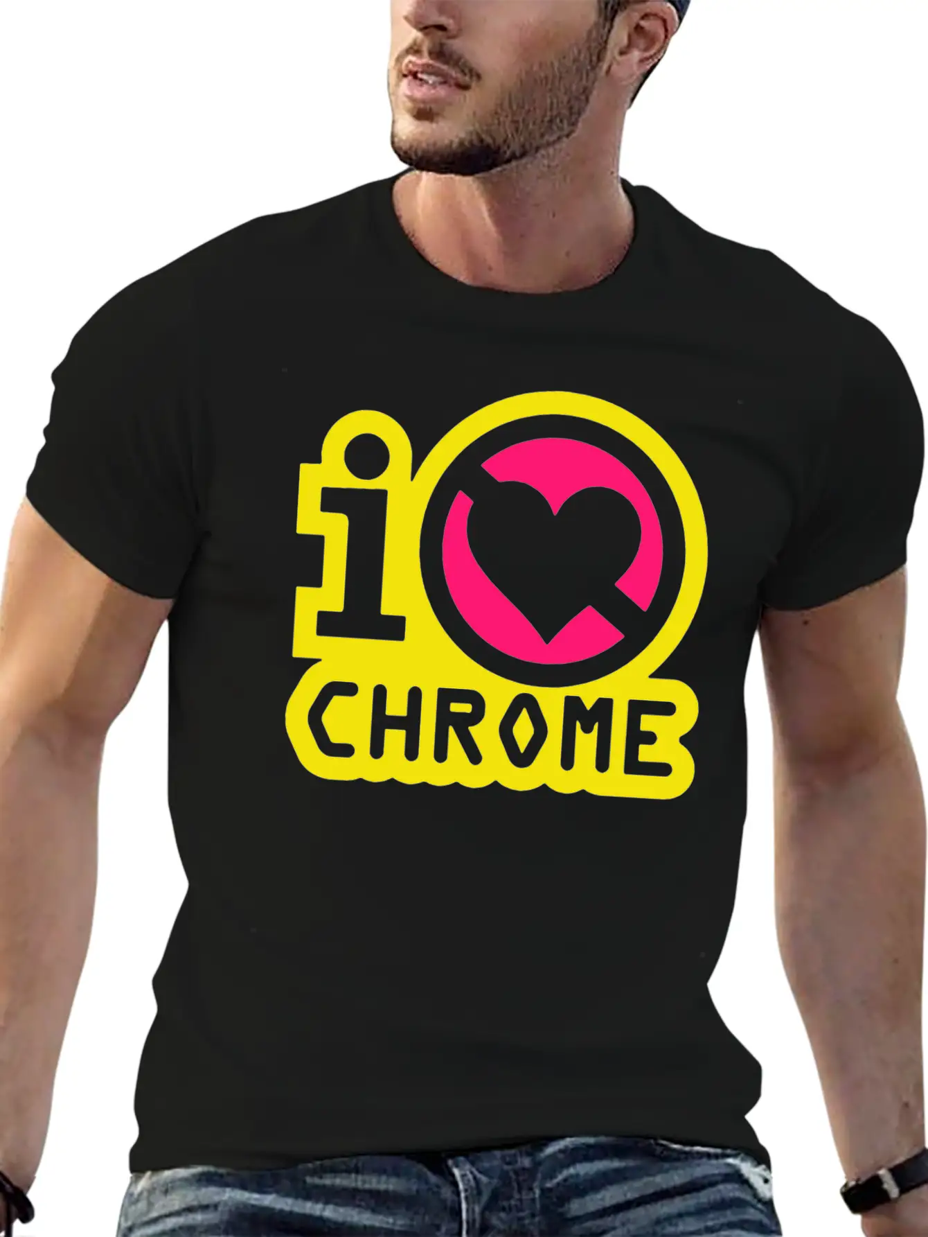 I Hate Chrome Unisex Casual T-Shirt – Clean Design For Daily Comfort