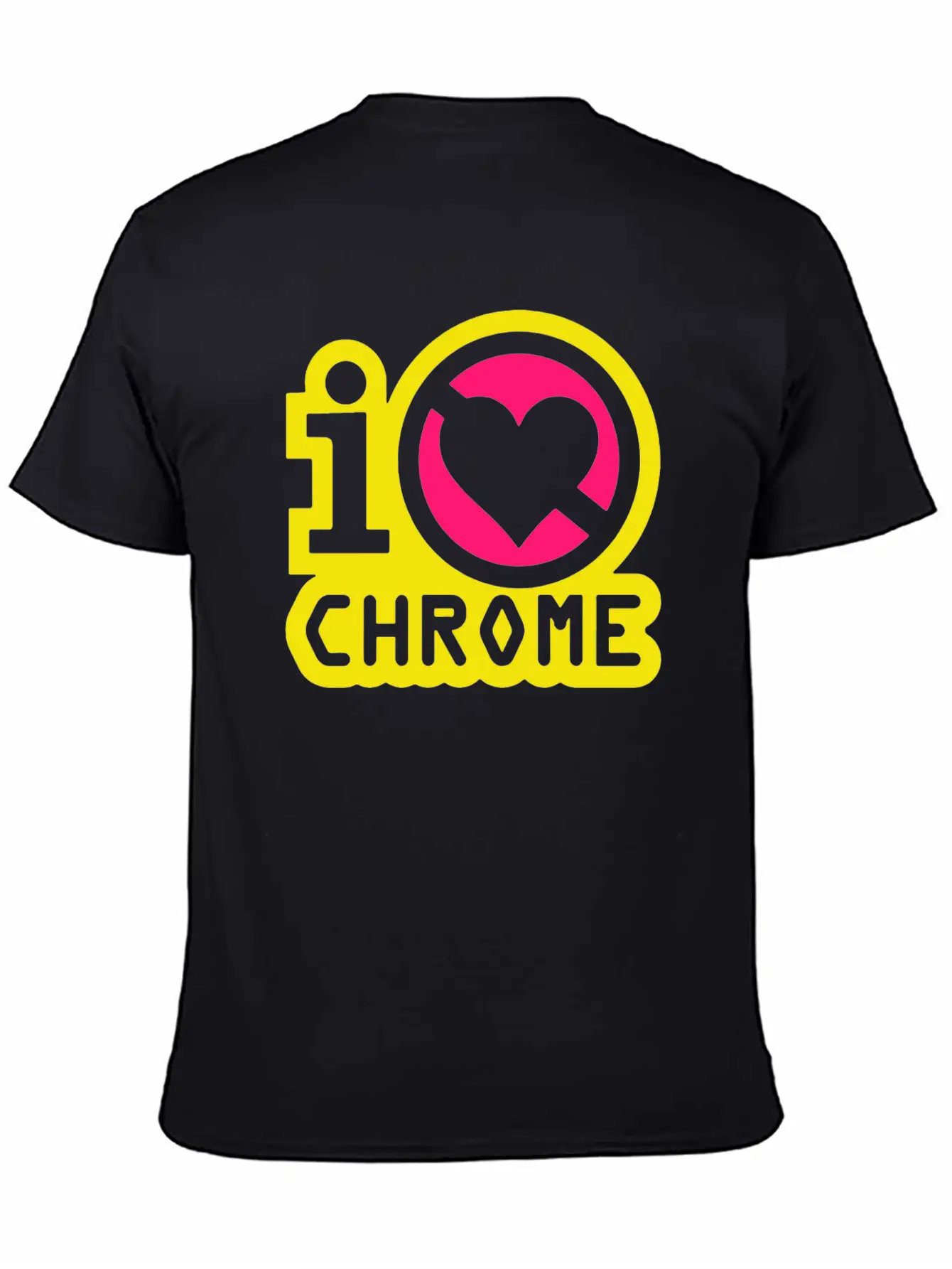I Hate Chrome Unisex Casual T-Shirt – Clean Design For Daily Comfort