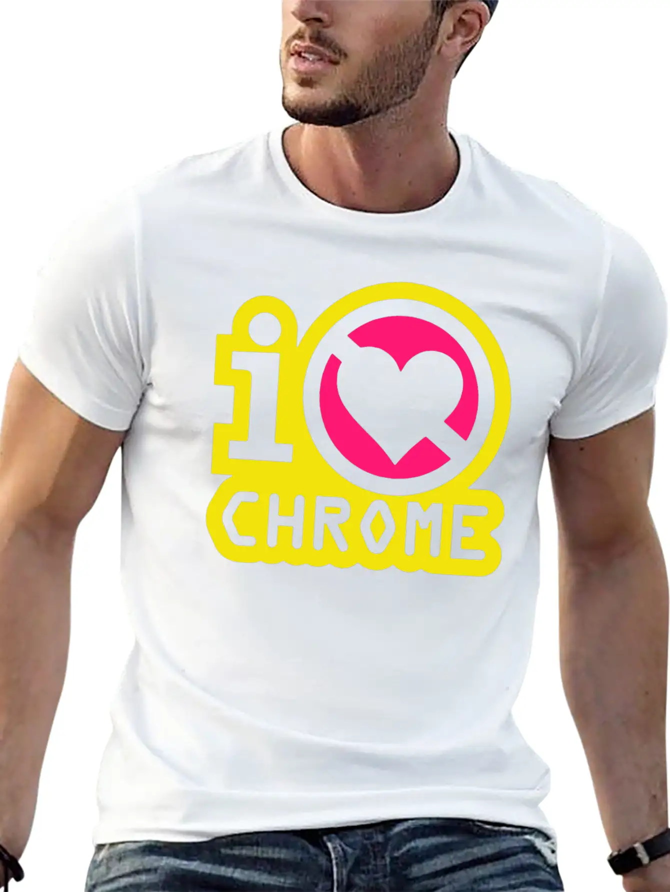 I Hate Chrome Unisex Casual T-Shirt – Clean Design For Daily Comfort