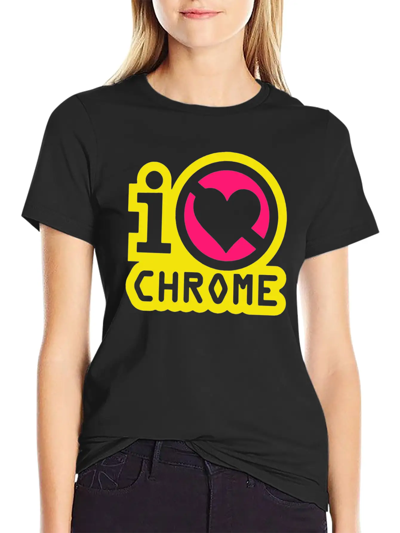 I Hate Chrome Unisex Casual T-Shirt – Clean Design For Daily Comfort