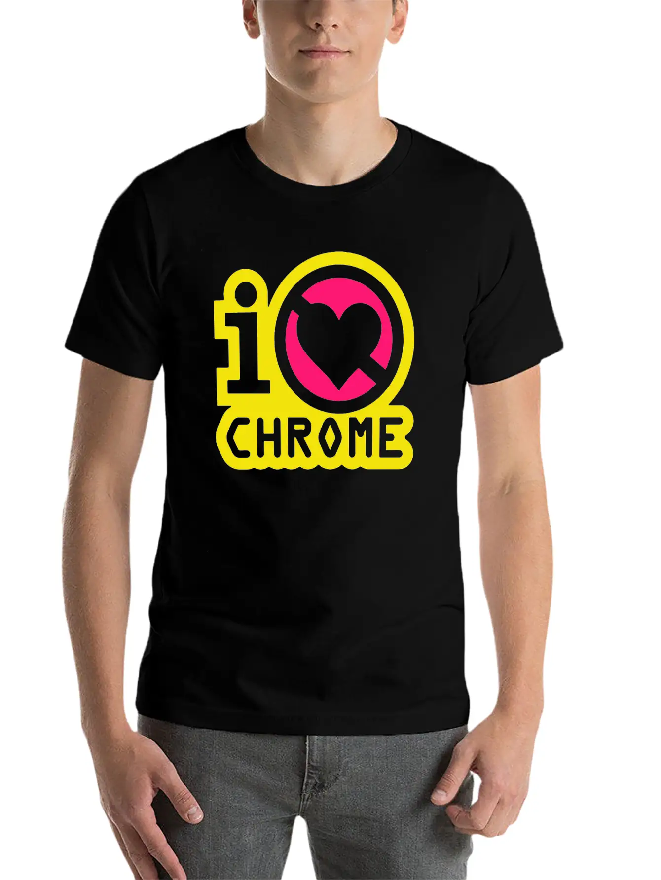 I Hate Chrome Unisex Casual T-Shirt – Clean Design For Daily Comfort