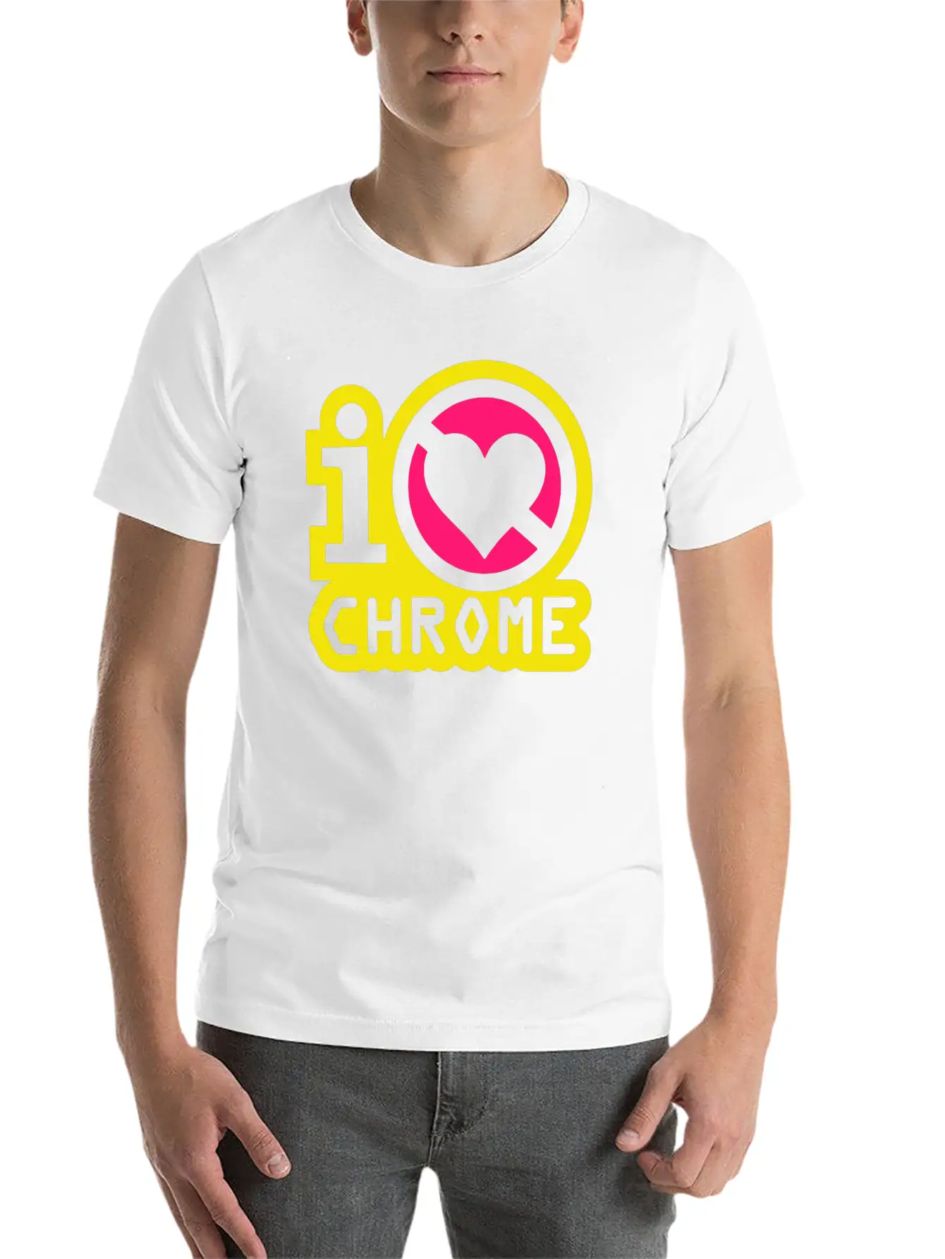 I Hate Chrome Unisex Casual T-Shirt – Clean Design For Daily Comfort