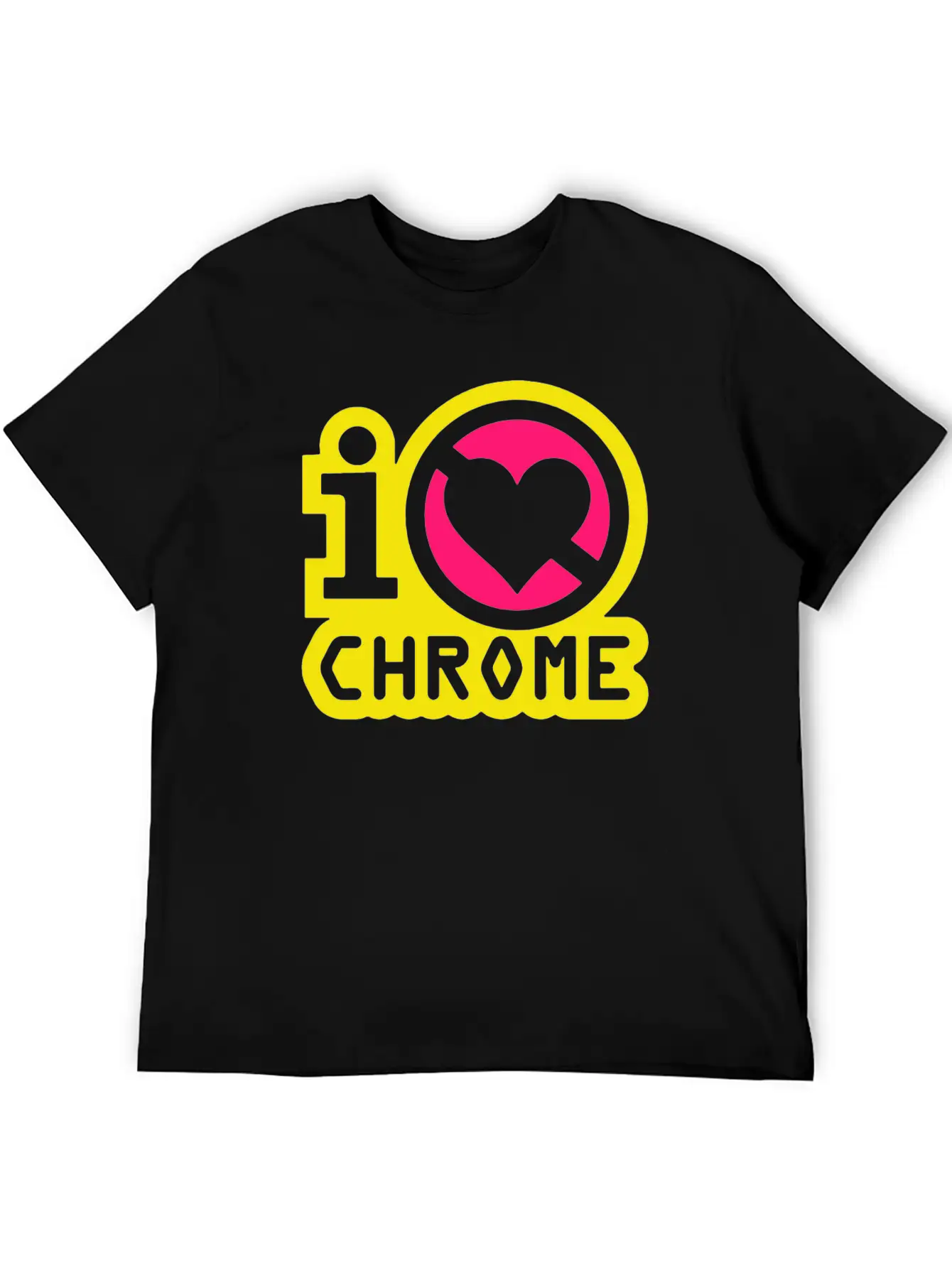 I Hate Chrome Unisex Casual T-Shirt – Clean Design For Daily Comfort