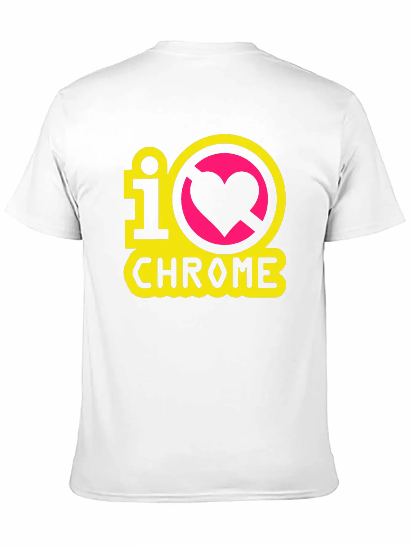 I Hate Chrome Unisex Casual T-Shirt – Clean Design For Daily Comfort
