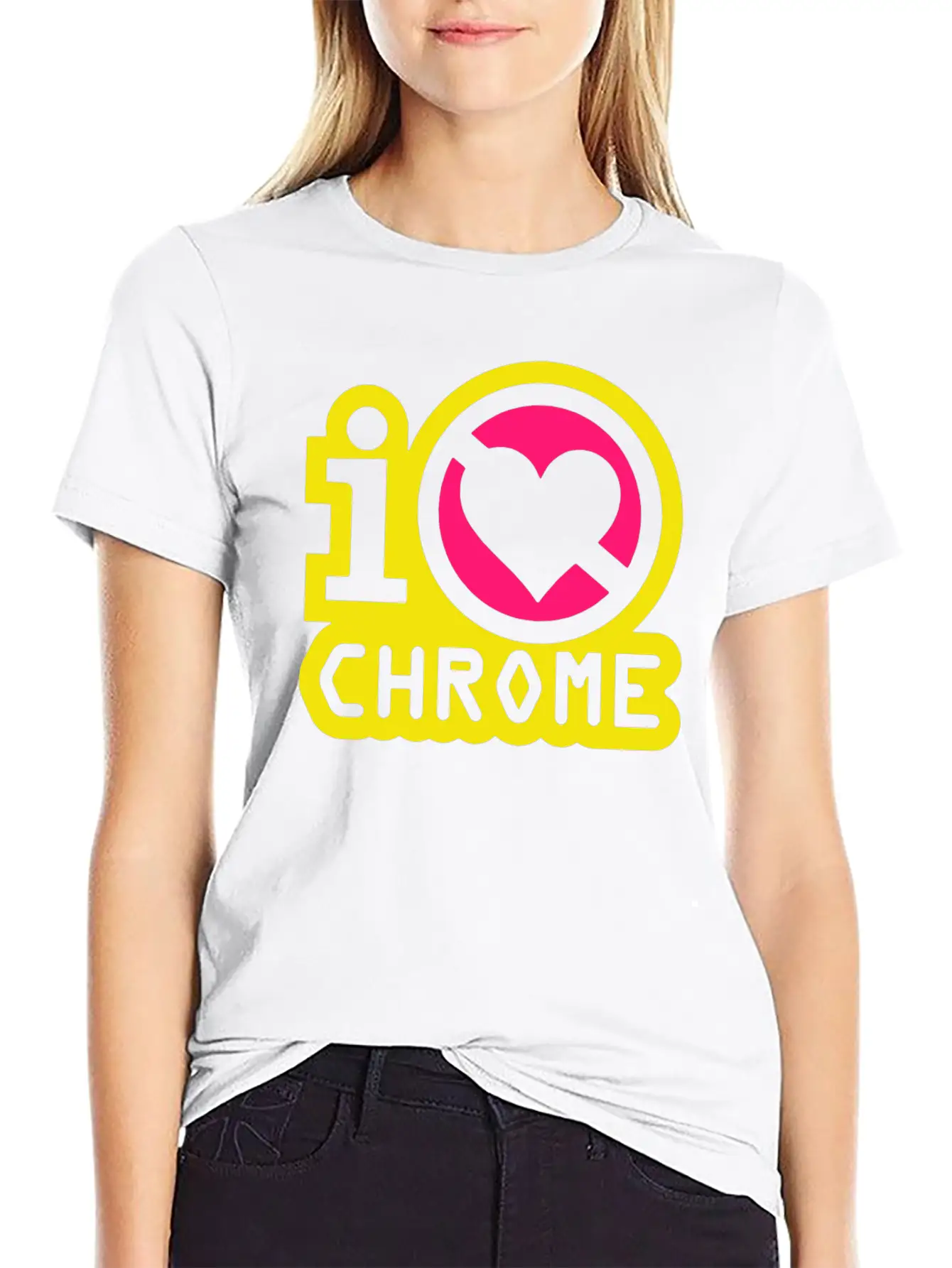 I Hate Chrome Unisex Casual T-Shirt – Clean Design For Daily Comfort