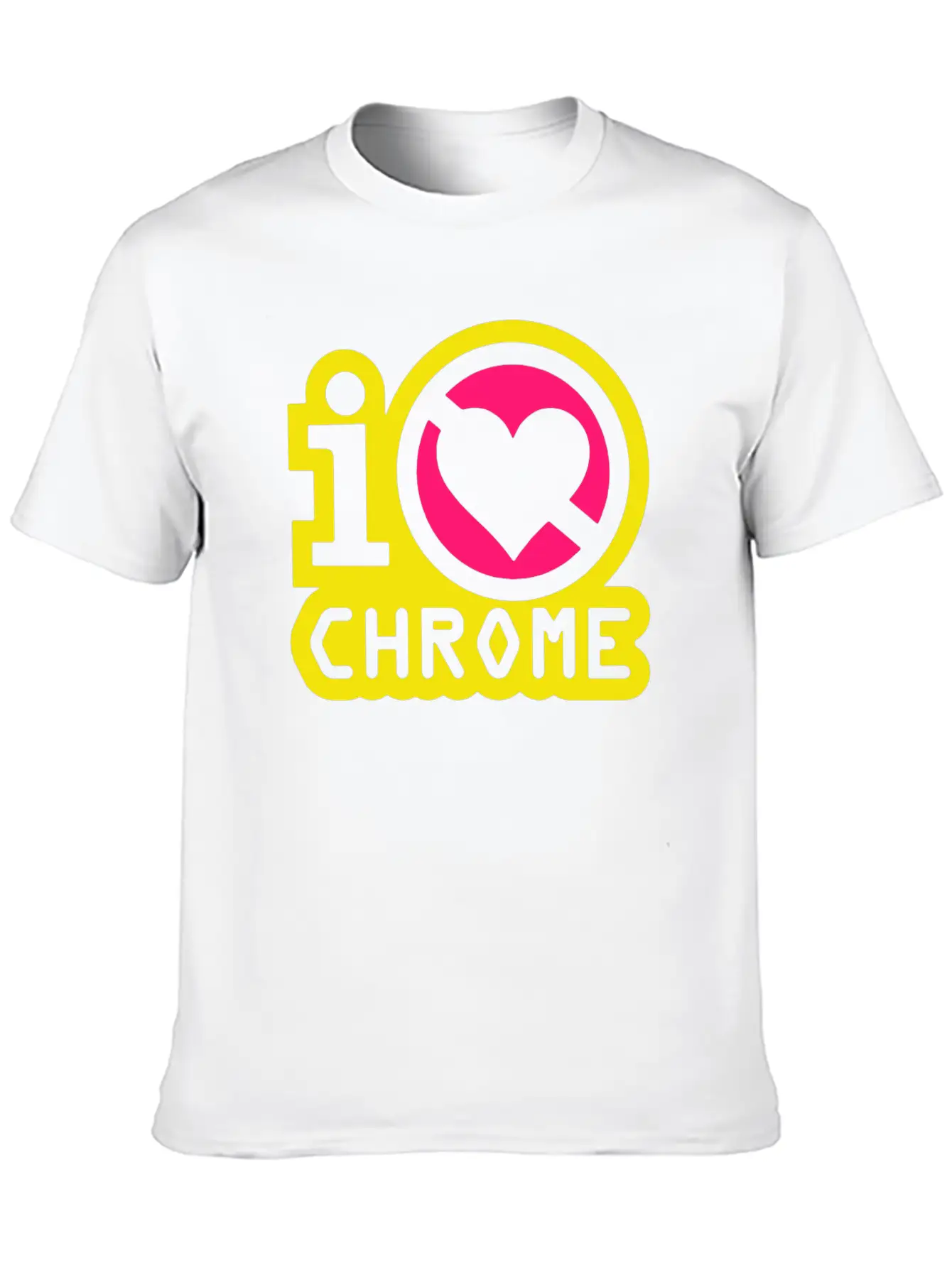 I Hate Chrome Unisex Casual T-Shirt – Clean Design For Daily Comfort