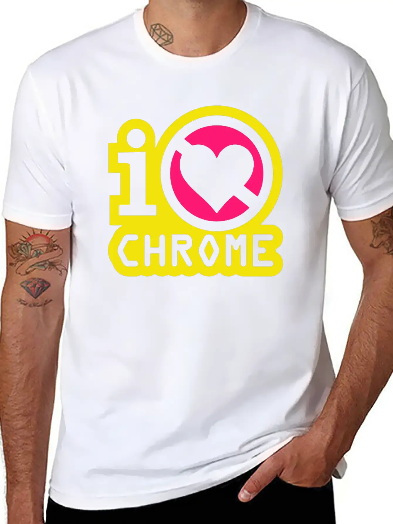 I Hate Chrome Unisex Casual T-Shirt – Clean Design For Daily Comfort