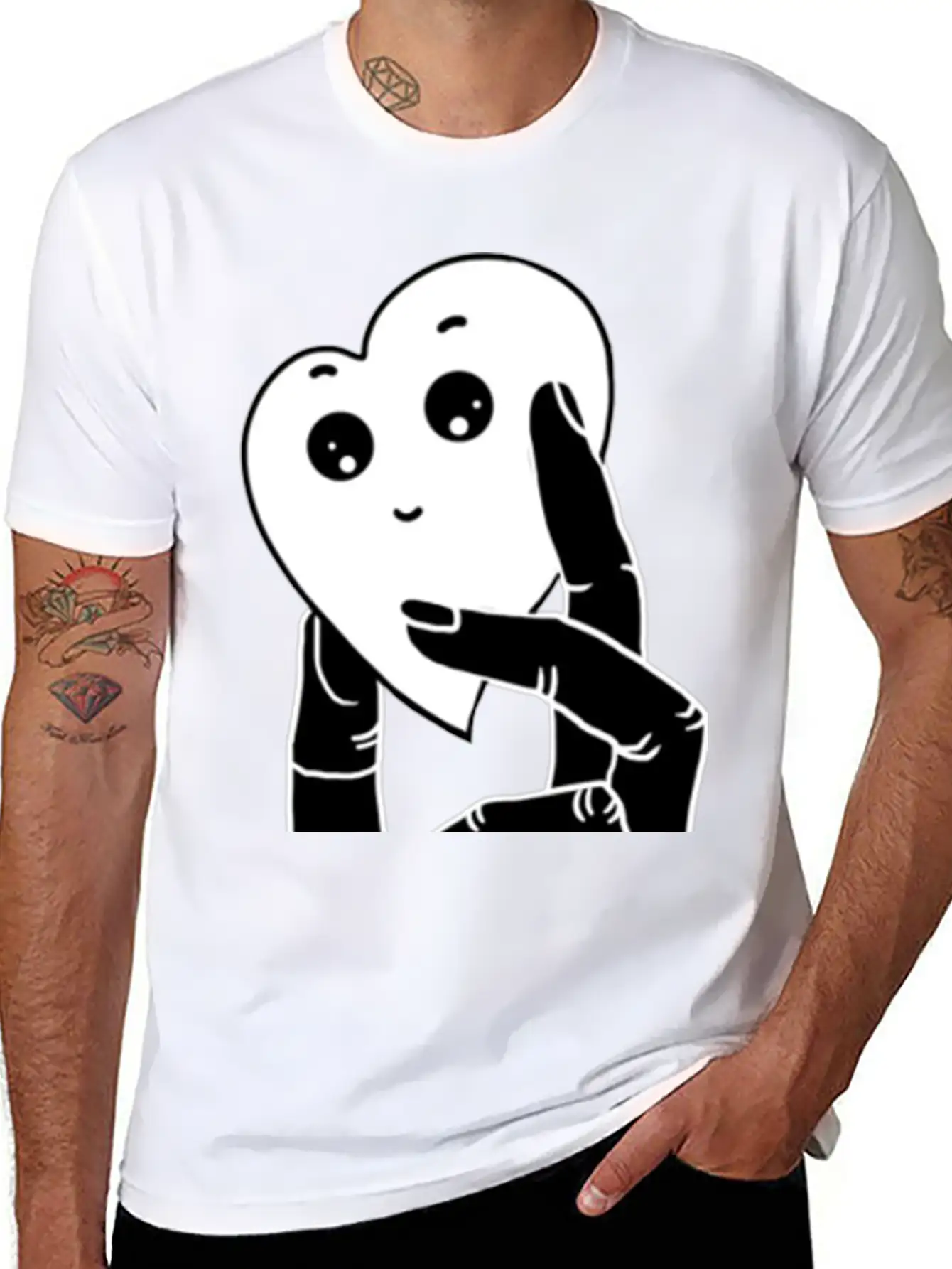 I Have Clean Heart Unisex Casual T-Shirt – Clean Design For Daily Comfort