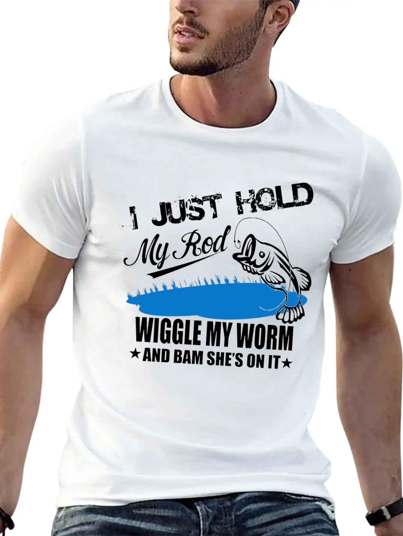 I JUST HOLD MY HOD Unisex Casual T-Shirt – Clean Design For Daily Comfort