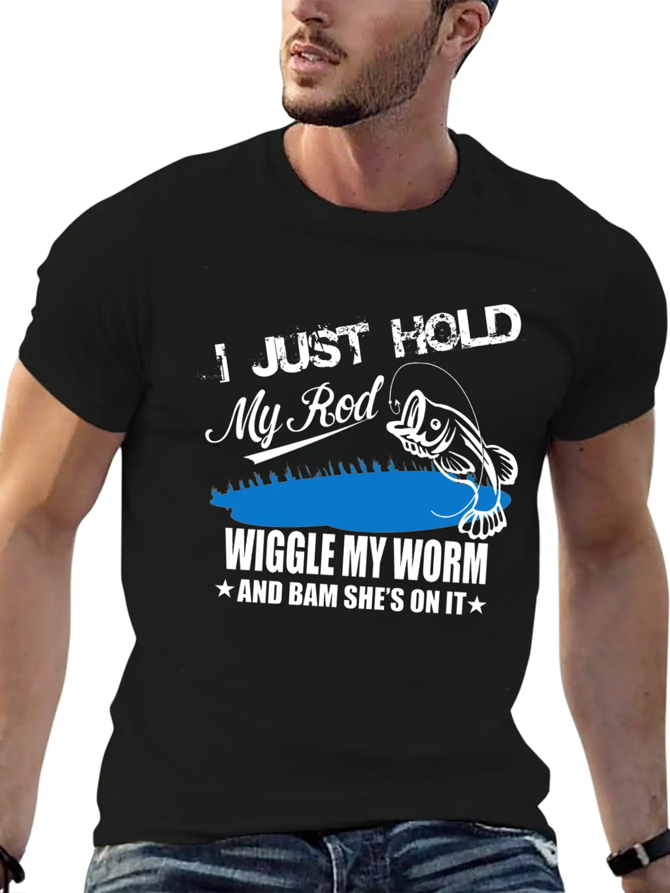 I JUST HOLD MY HOD Unisex Casual T-Shirt – Clean Design For Daily Comfort