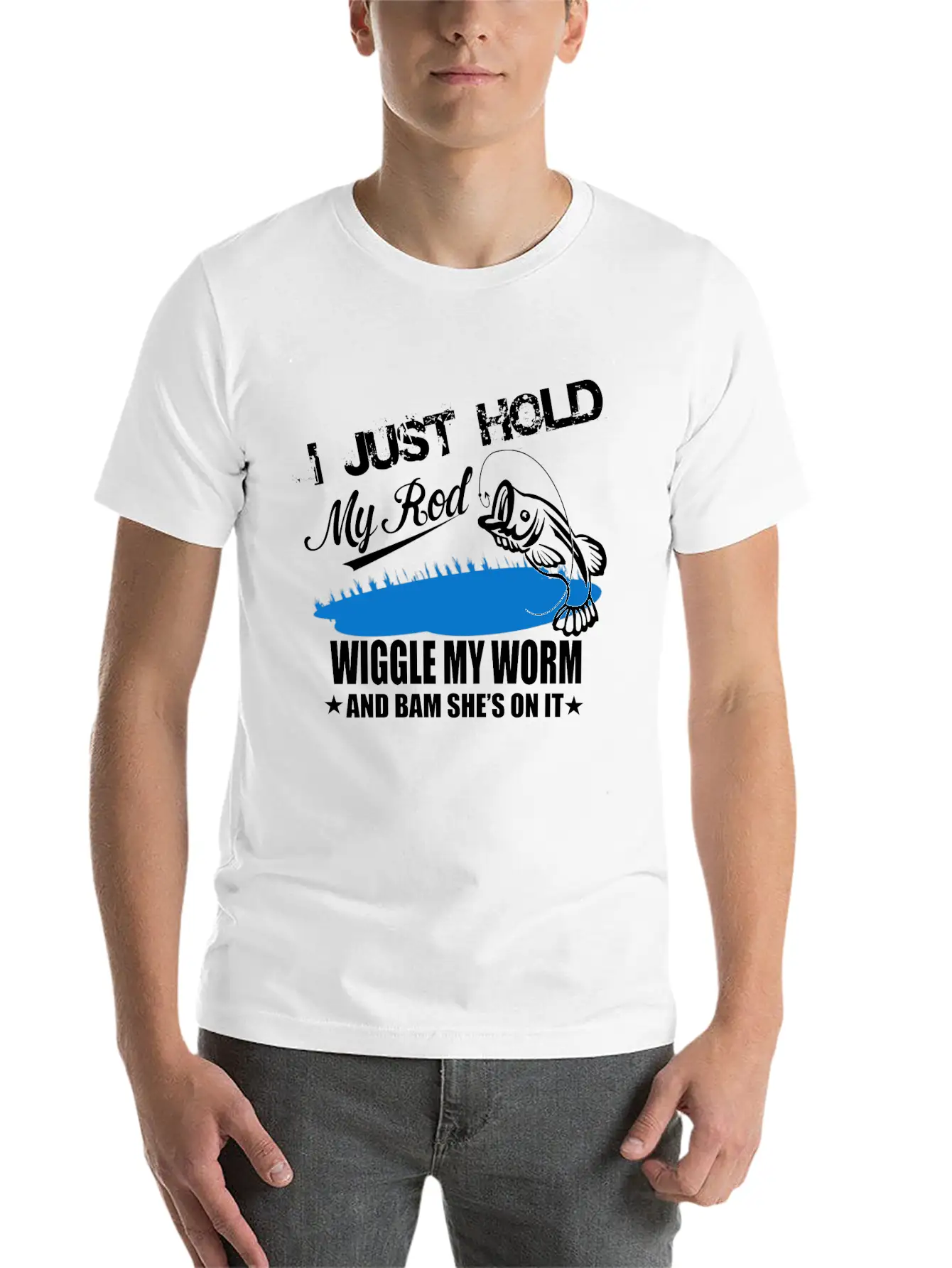 I JUST HOLD MY HOD Unisex Casual T-Shirt – Clean Design For Daily Comfort