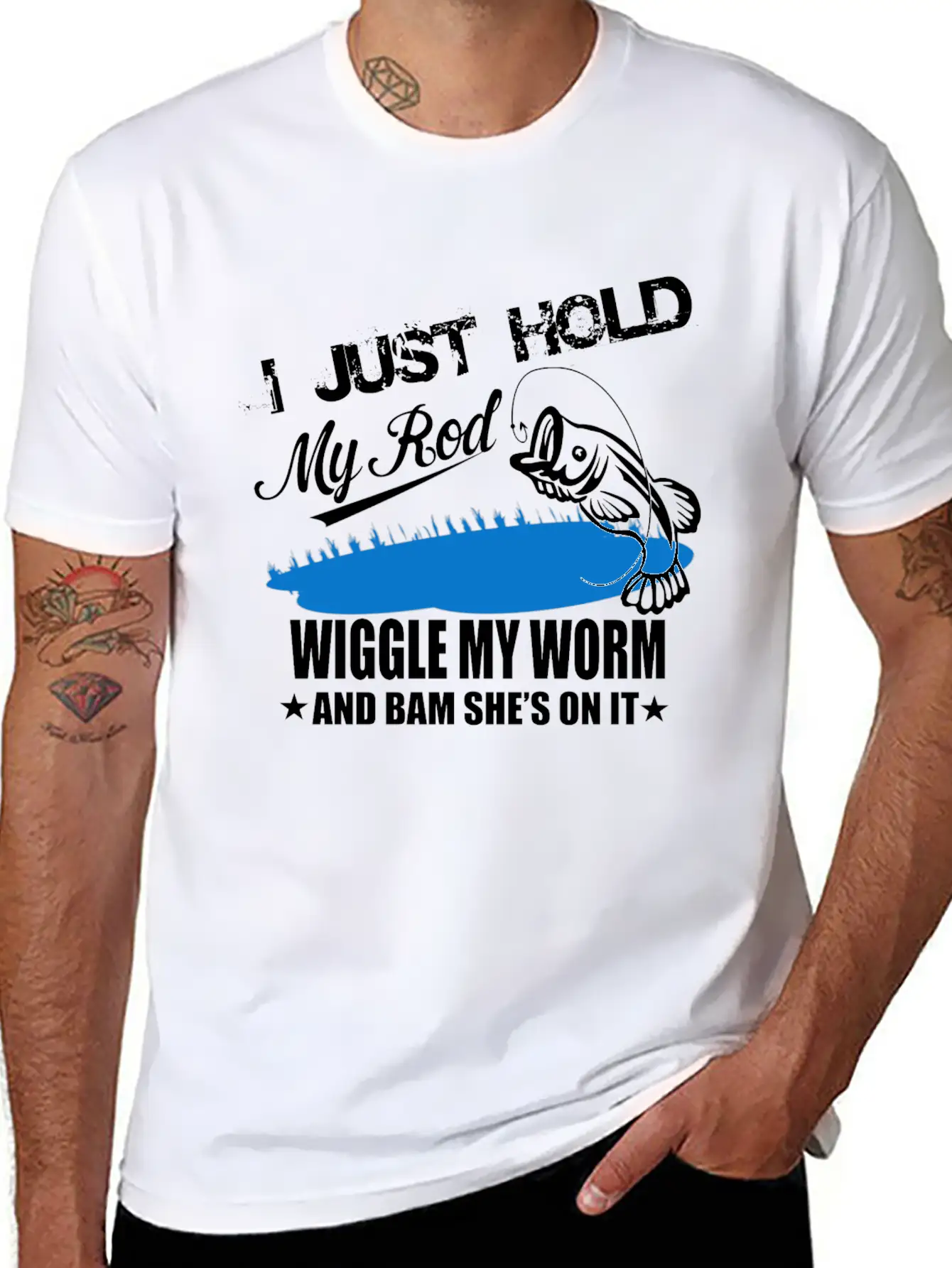 I JUST HOLD MY HOD Unisex Casual T-Shirt – Clean Design For Daily Comfort