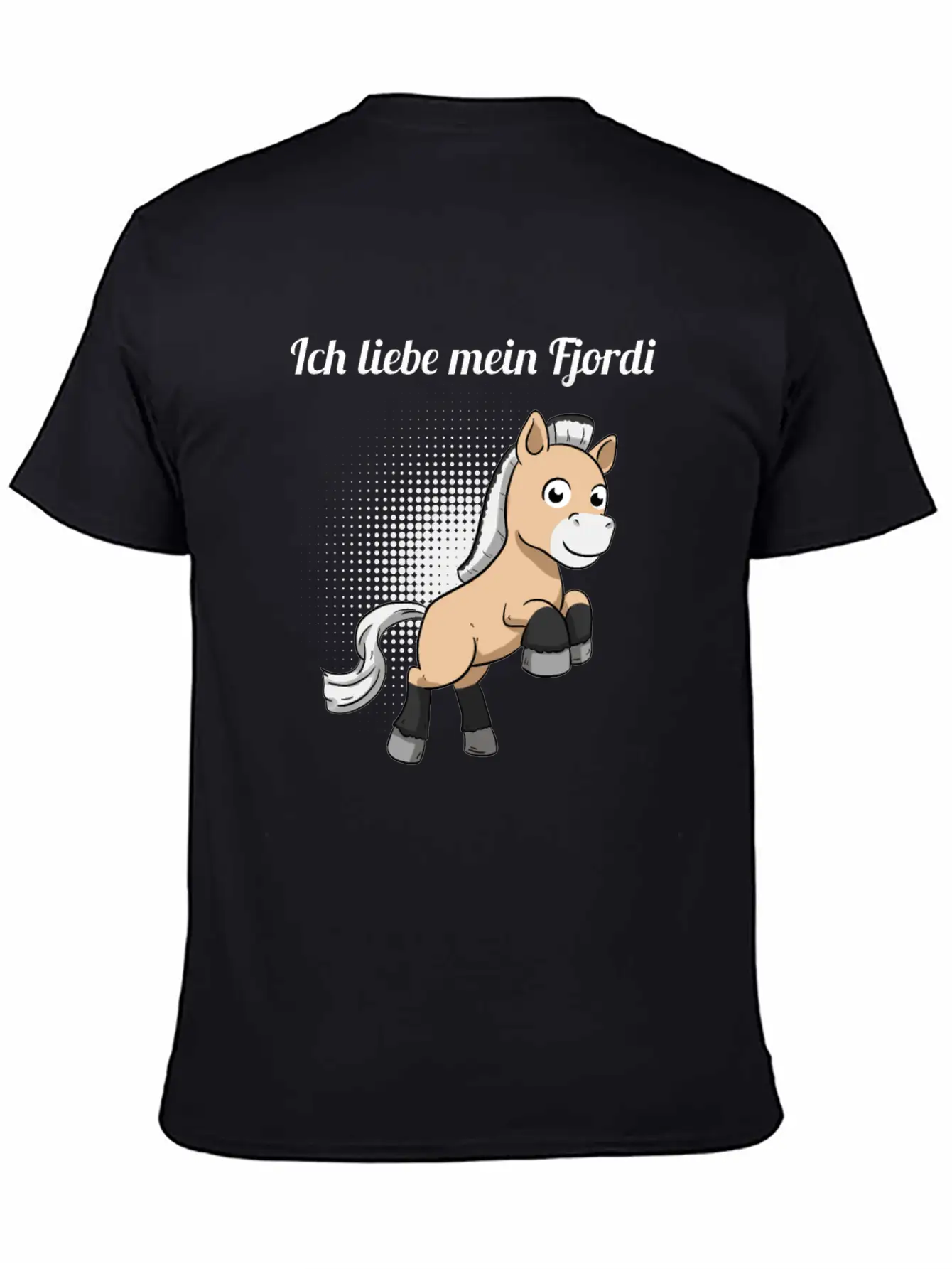 I Love My Fjordi Norwegian Horse Fjord Horse Unisex Casual T-Shirt – Clean Design For Daily Comfort