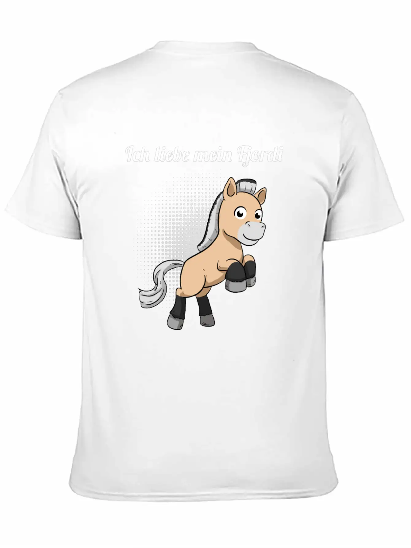I Love My Fjordi Norwegian Horse Fjord Horse Unisex Casual T-Shirt – Clean Design For Daily Comfort