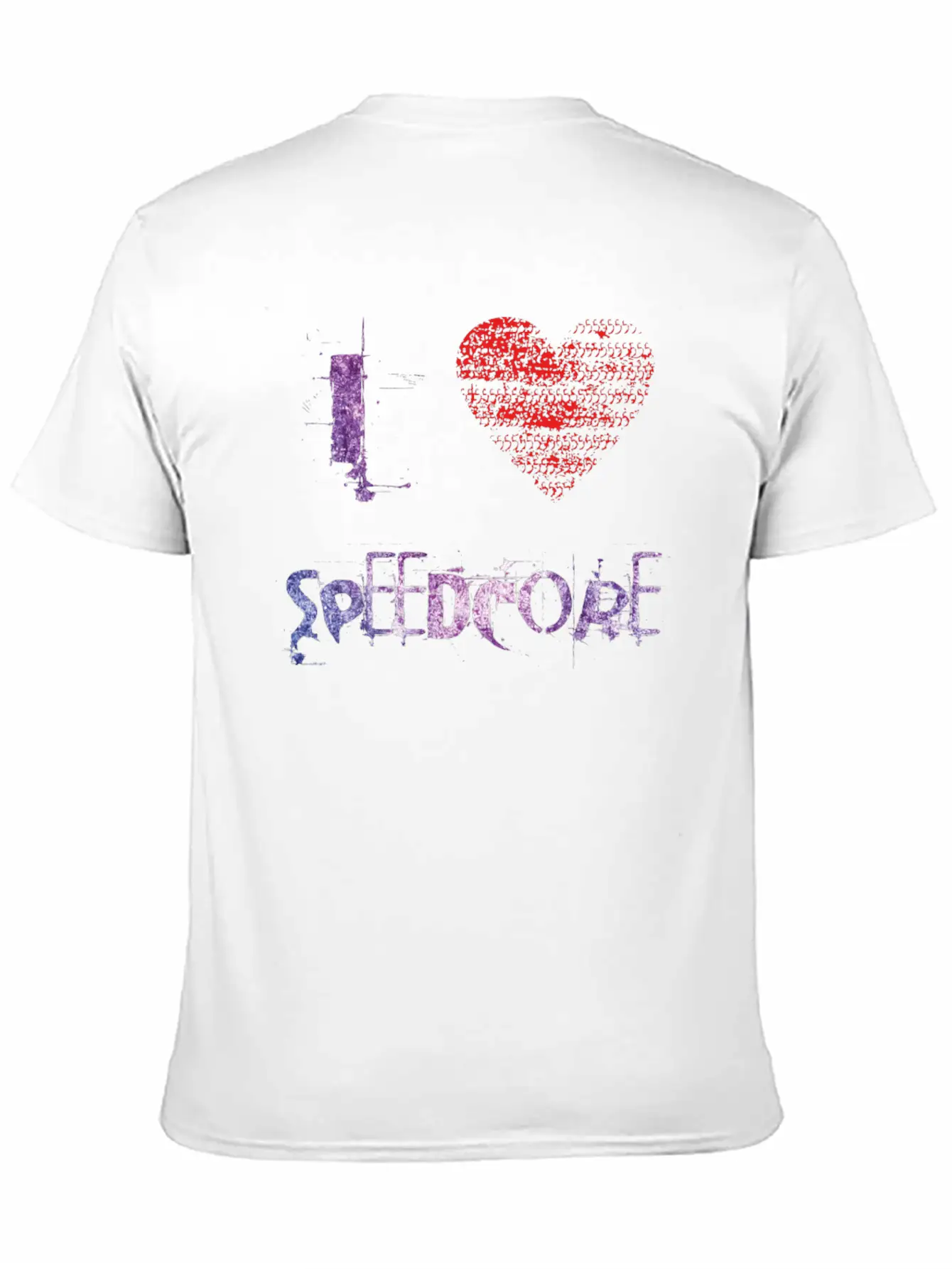 I Love SPEEDCORE Techno Hardtekk Raver Festival Unisex Casual T-Shirt – Clean Design For Daily Comfort