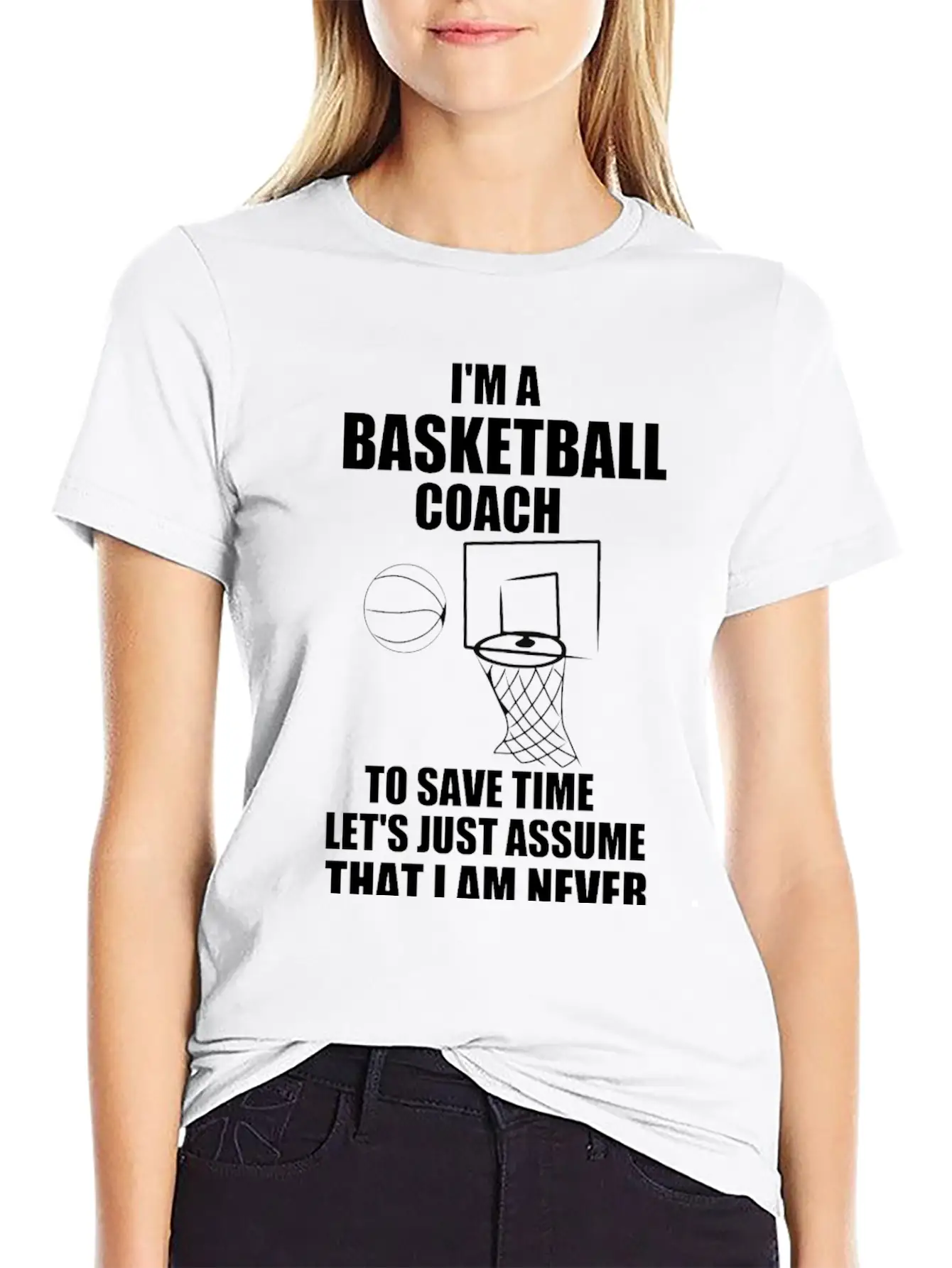 I’M A BASKETBALL COACH Unisex Casual T-Shirt – Clean Design For Daily Comfort