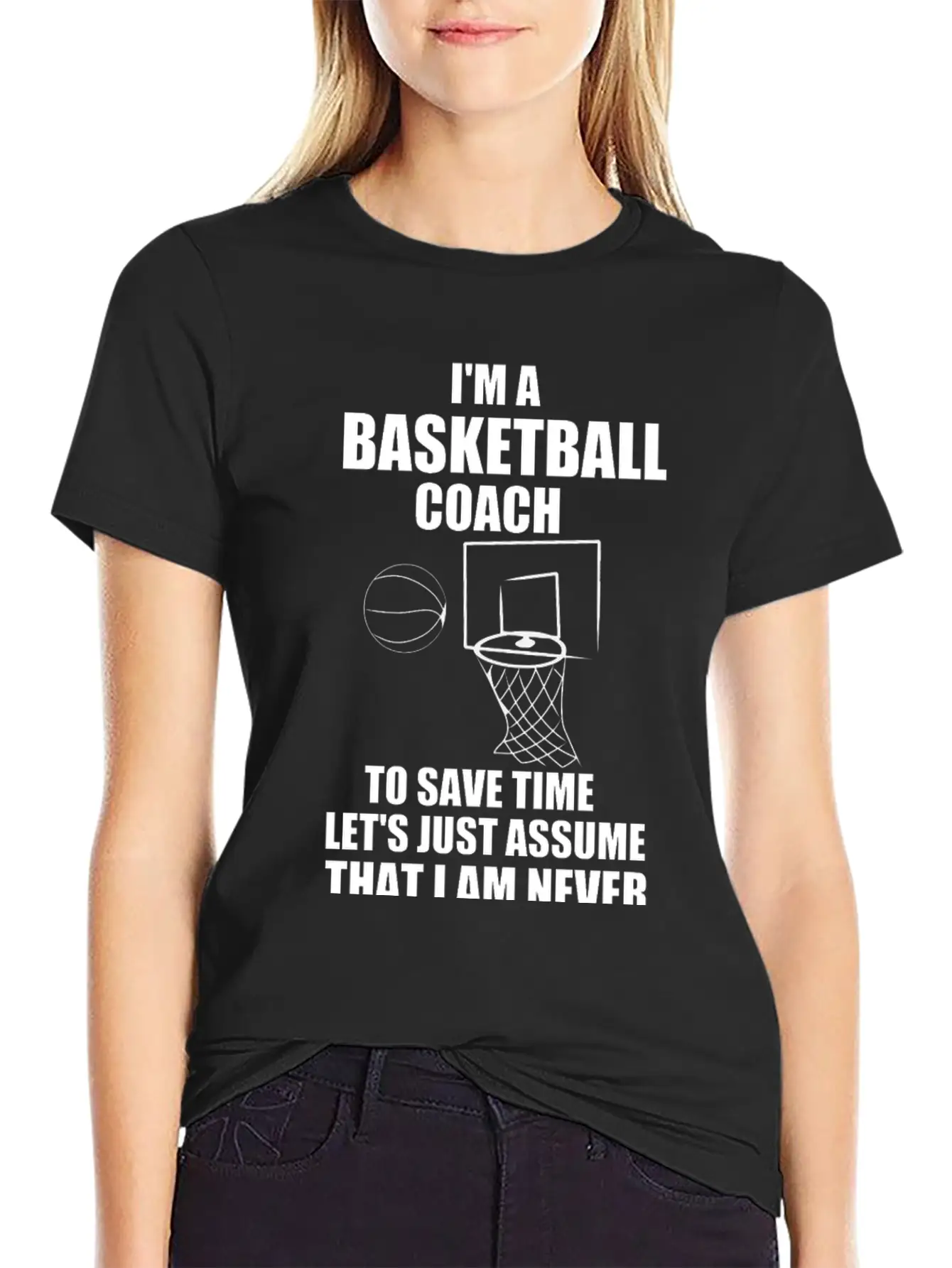 I’M A BASKETBALL COACH Unisex Casual T-Shirt – Clean Design For Daily Comfort