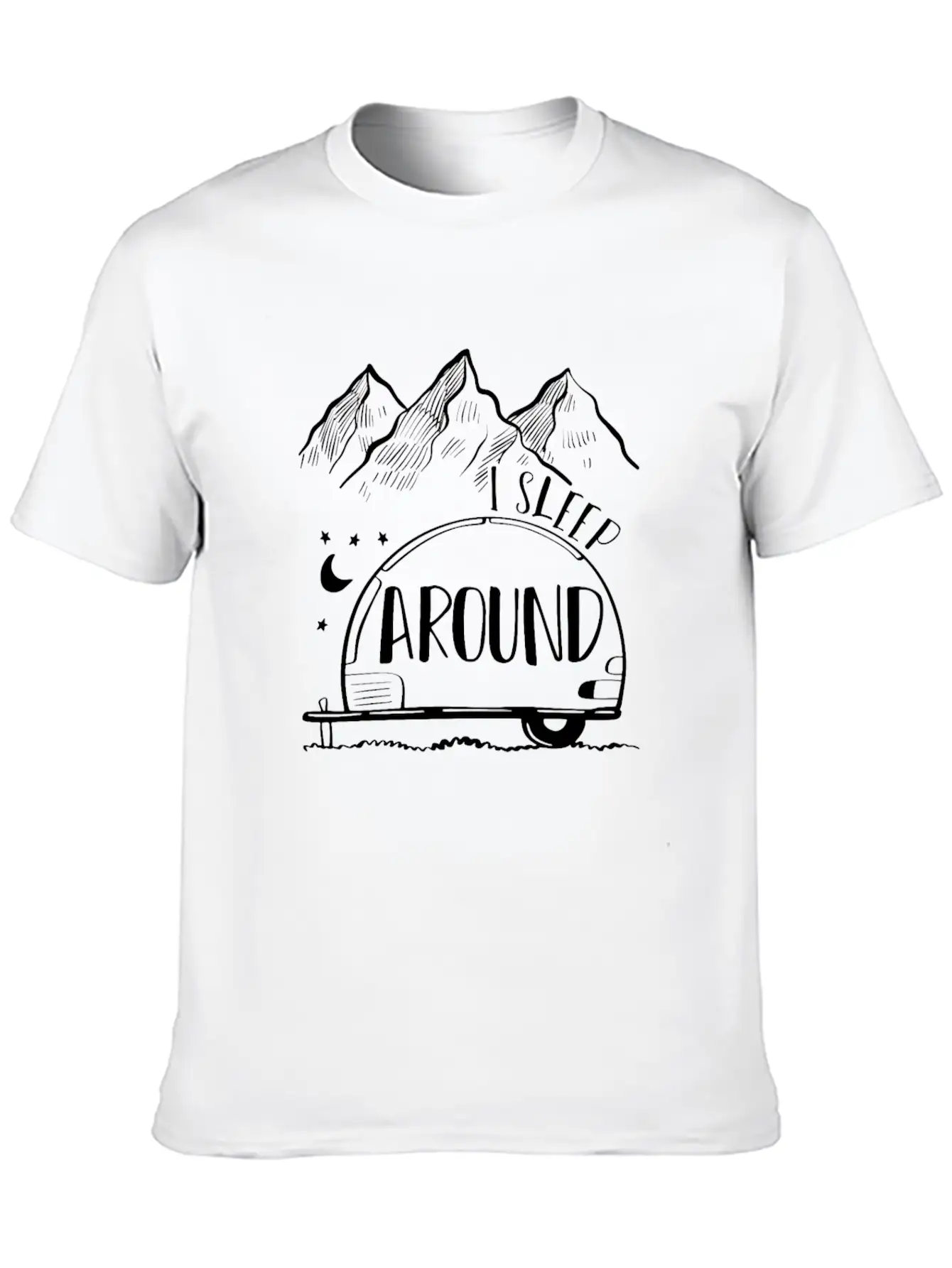 I Sleep Around Unisex Casual T-Shirt – Clean Design For Daily Comfort