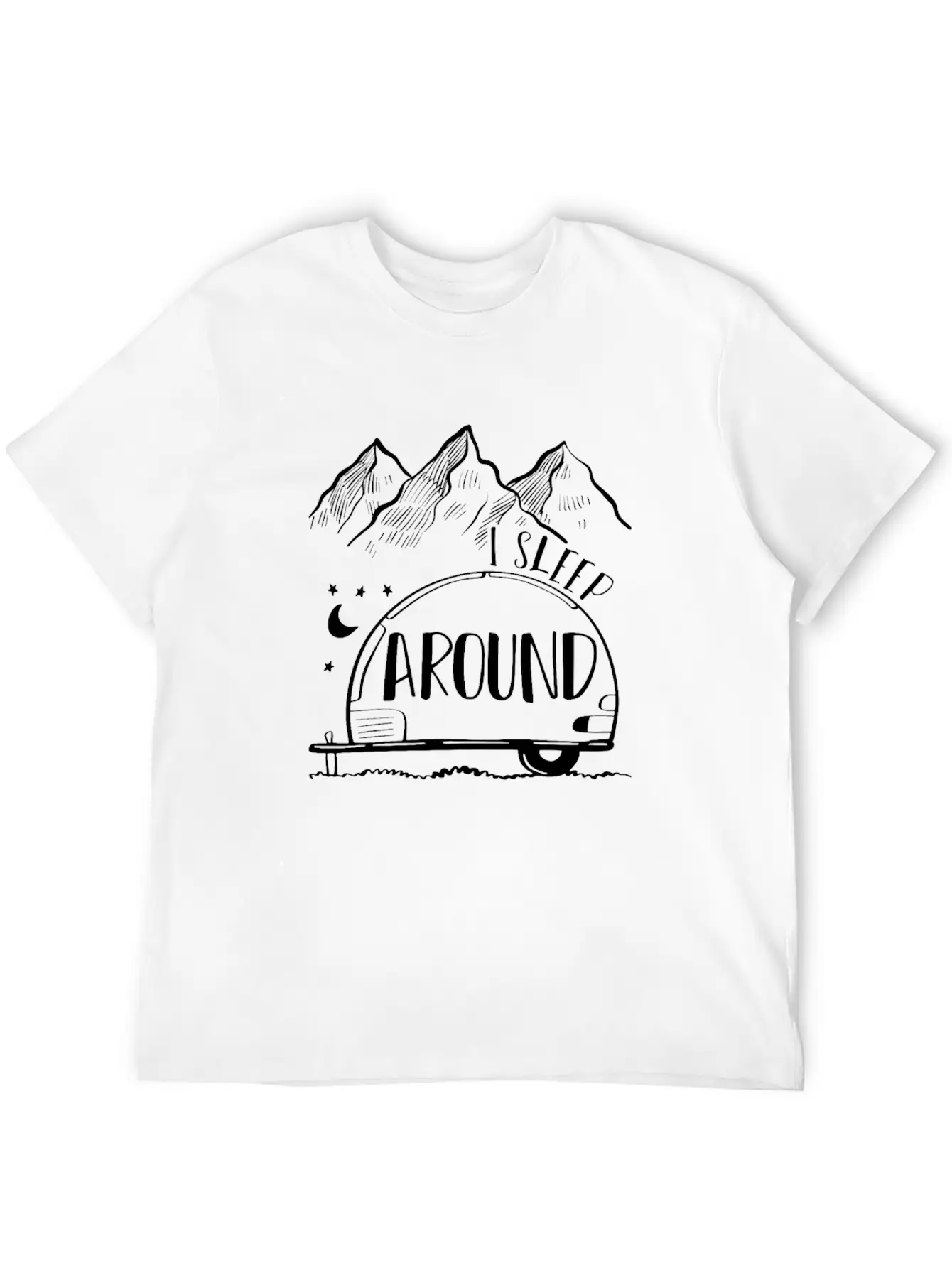 I Sleep Around Unisex Casual T-Shirt – Clean Design For Daily Comfort