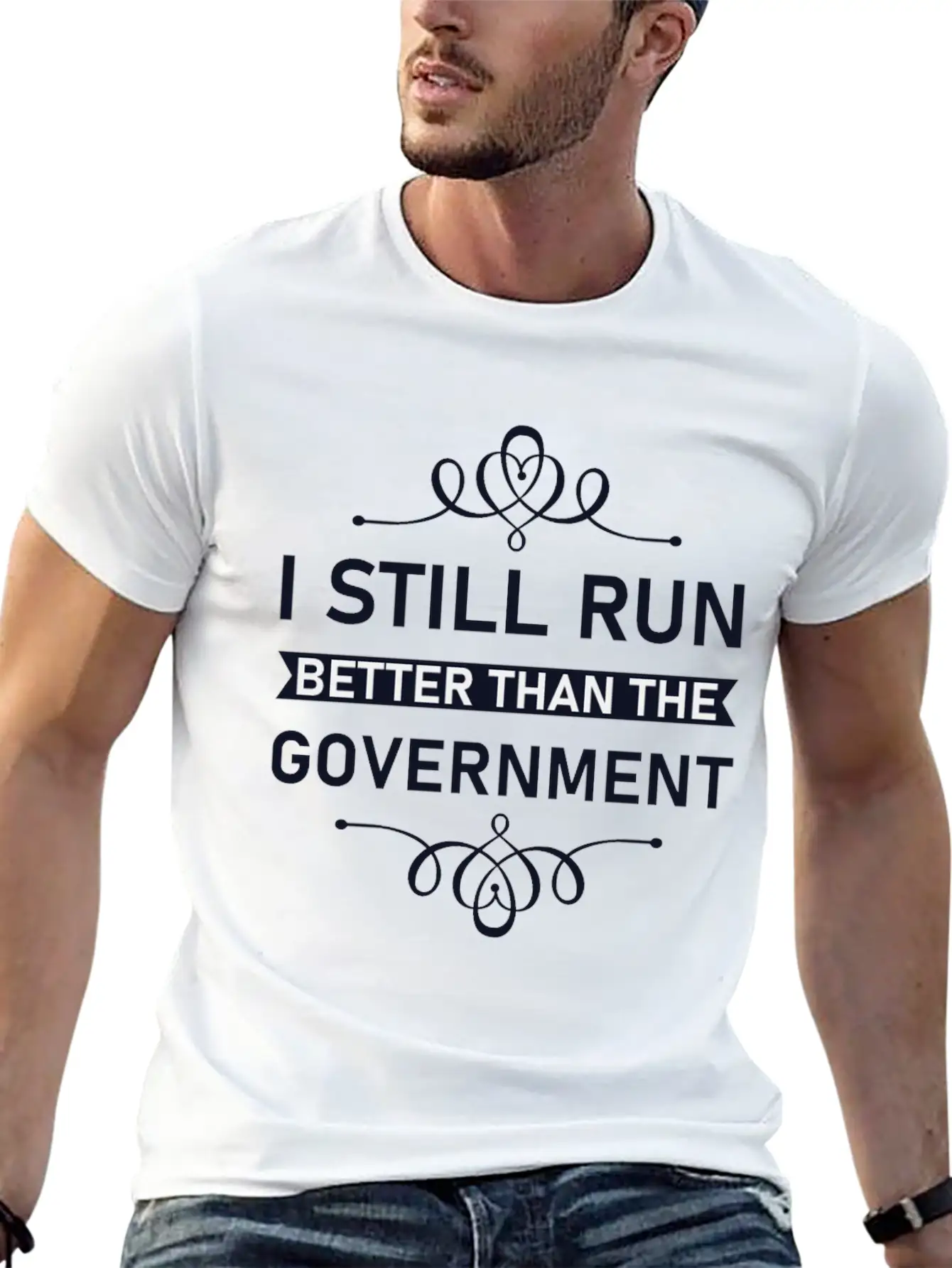 I Still Run Better Than The Government Political Unisex Casual T-Shirt – Clean Design For Daily Comfort