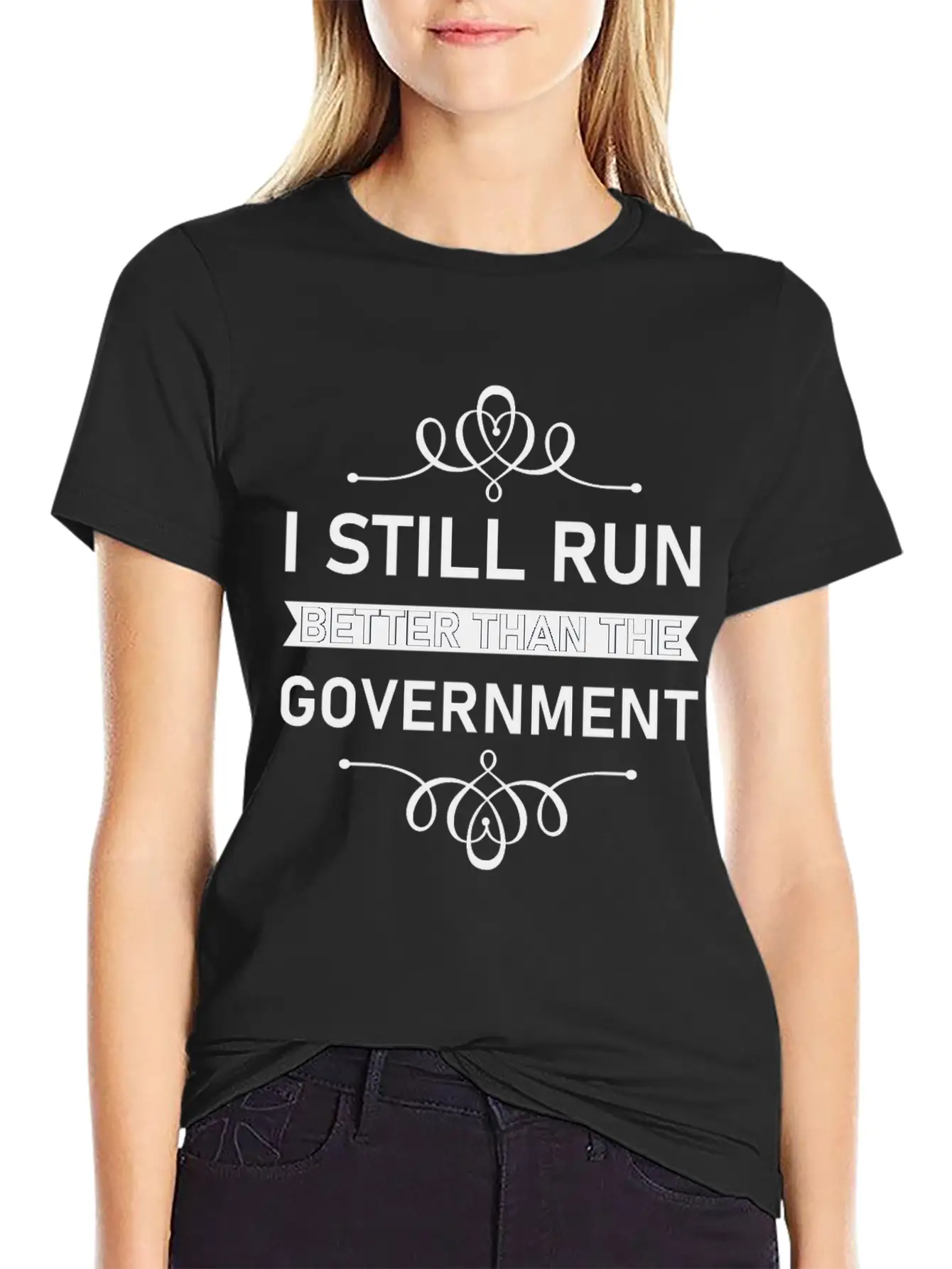 I Still Run Better Than The Government Political Unisex Casual T-Shirt – Clean Design For Daily Comfort