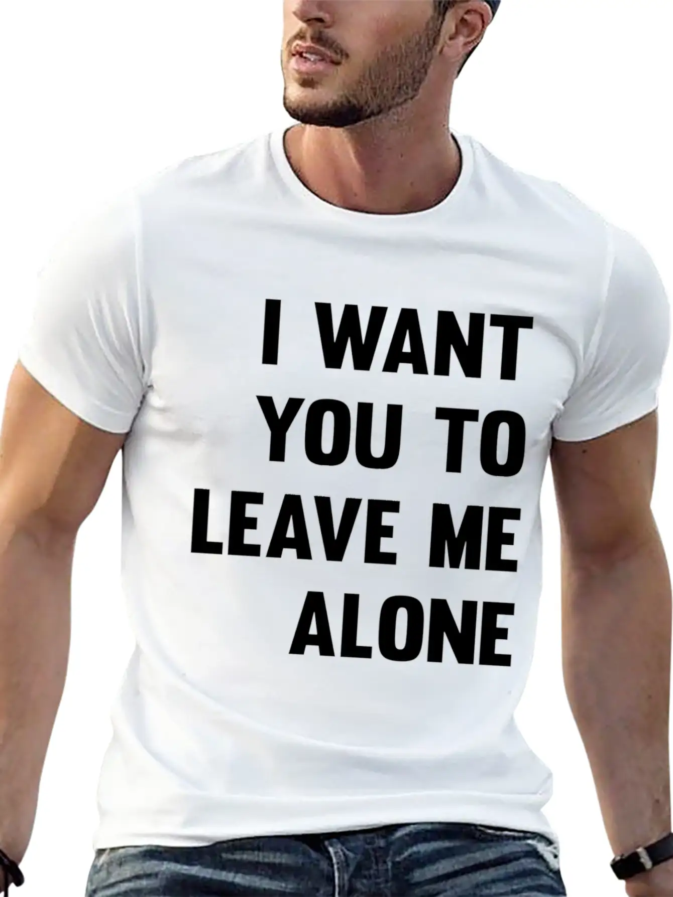 I Want You To Leave Me Alone Antisocial Savage Quo Unisex Casual T-Shirt – Clean Design For Daily Comfort