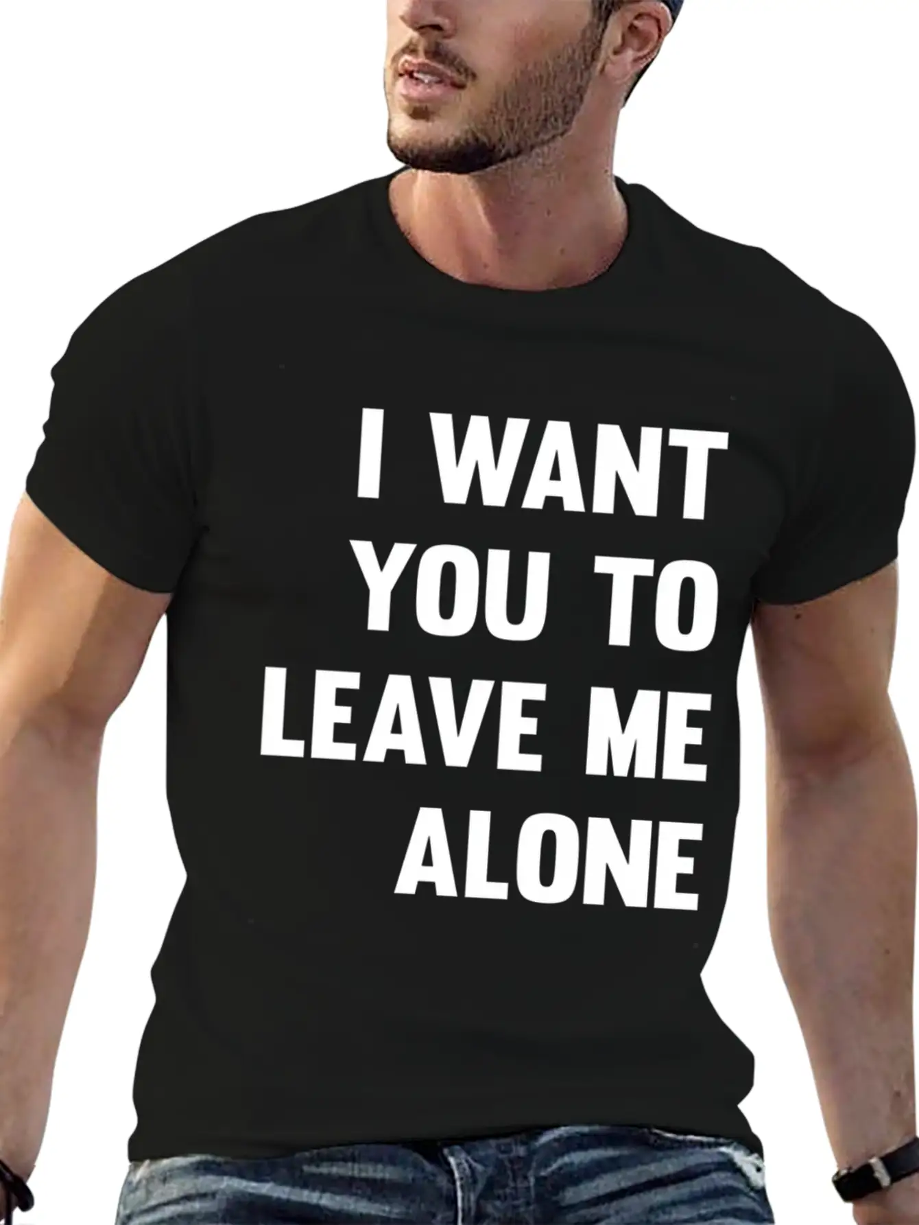 I Want You To Leave Me Alone Antisocial Savage Quo Unisex Casual T-Shirt – Clean Design For Daily Comfort
