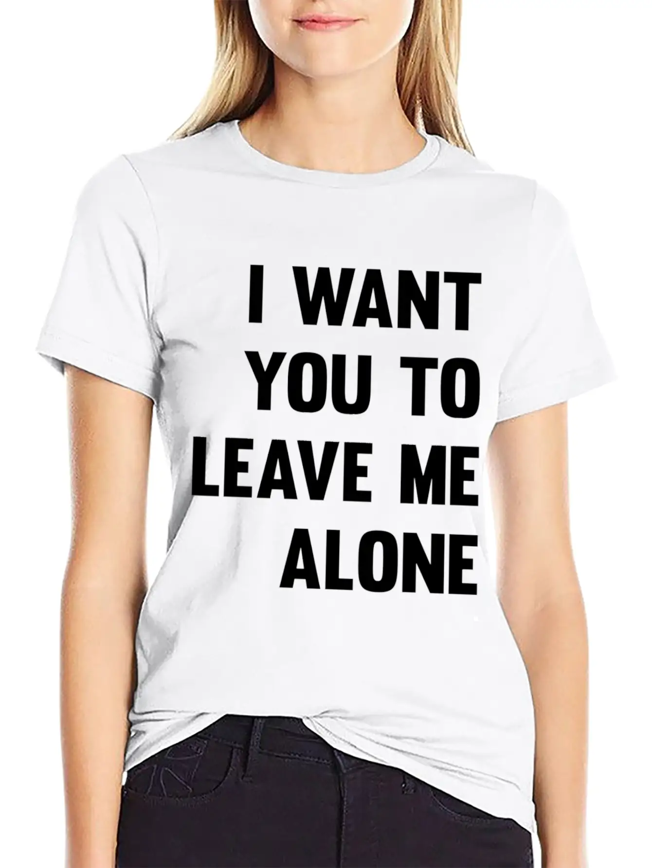 I Want You To Leave Me Alone Antisocial Savage Quo Unisex Casual T-Shirt – Clean Design For Daily Comfort