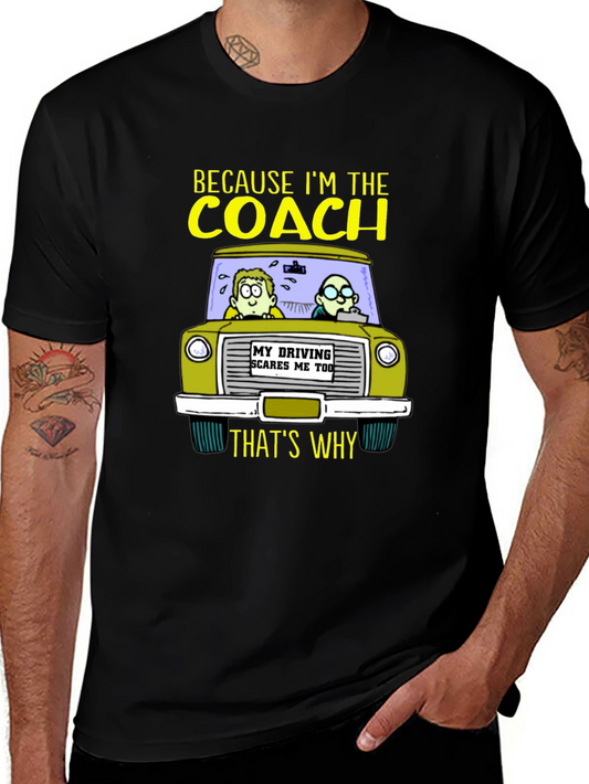 Driving Coach T-Shirt - Funny Drivers Ed Instructor Tee