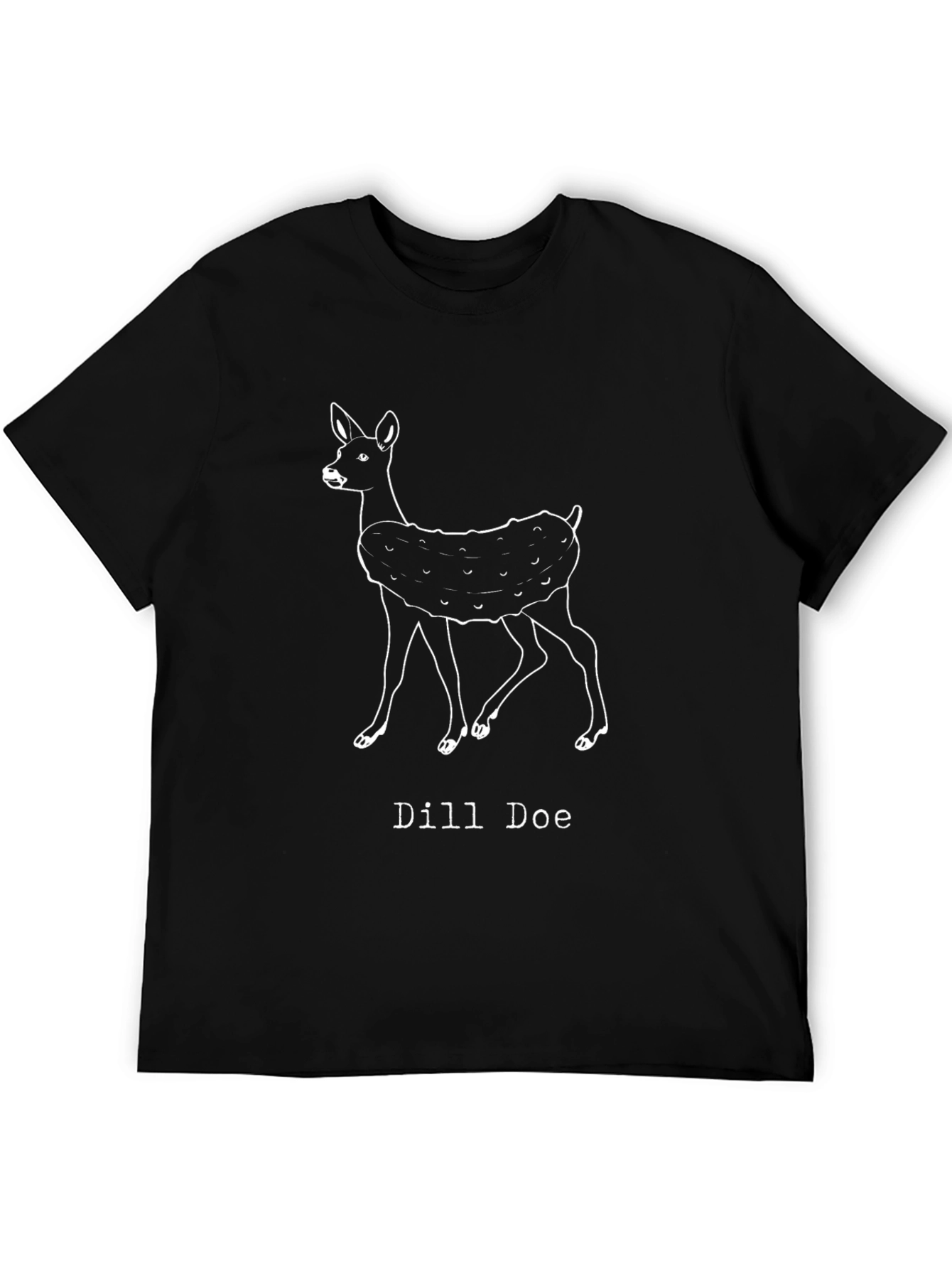 Dill Doe T-Shirt - Funny Deer Pickle Pun Tee
